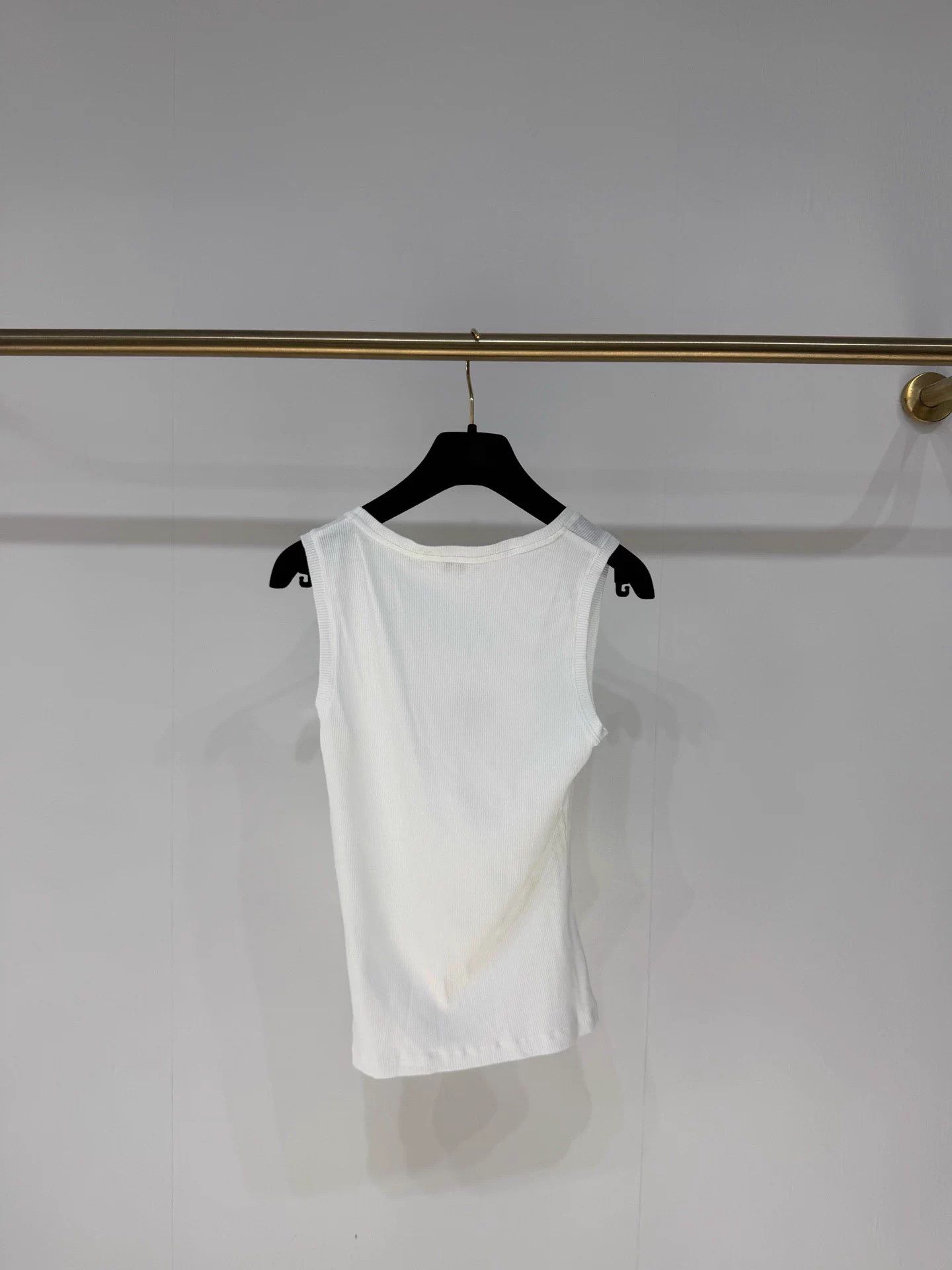 Loewe Loewe Classic White Stretchy Tank Top S 99 New Size S / US 4 / IT 40 - 4 Thumbnail
