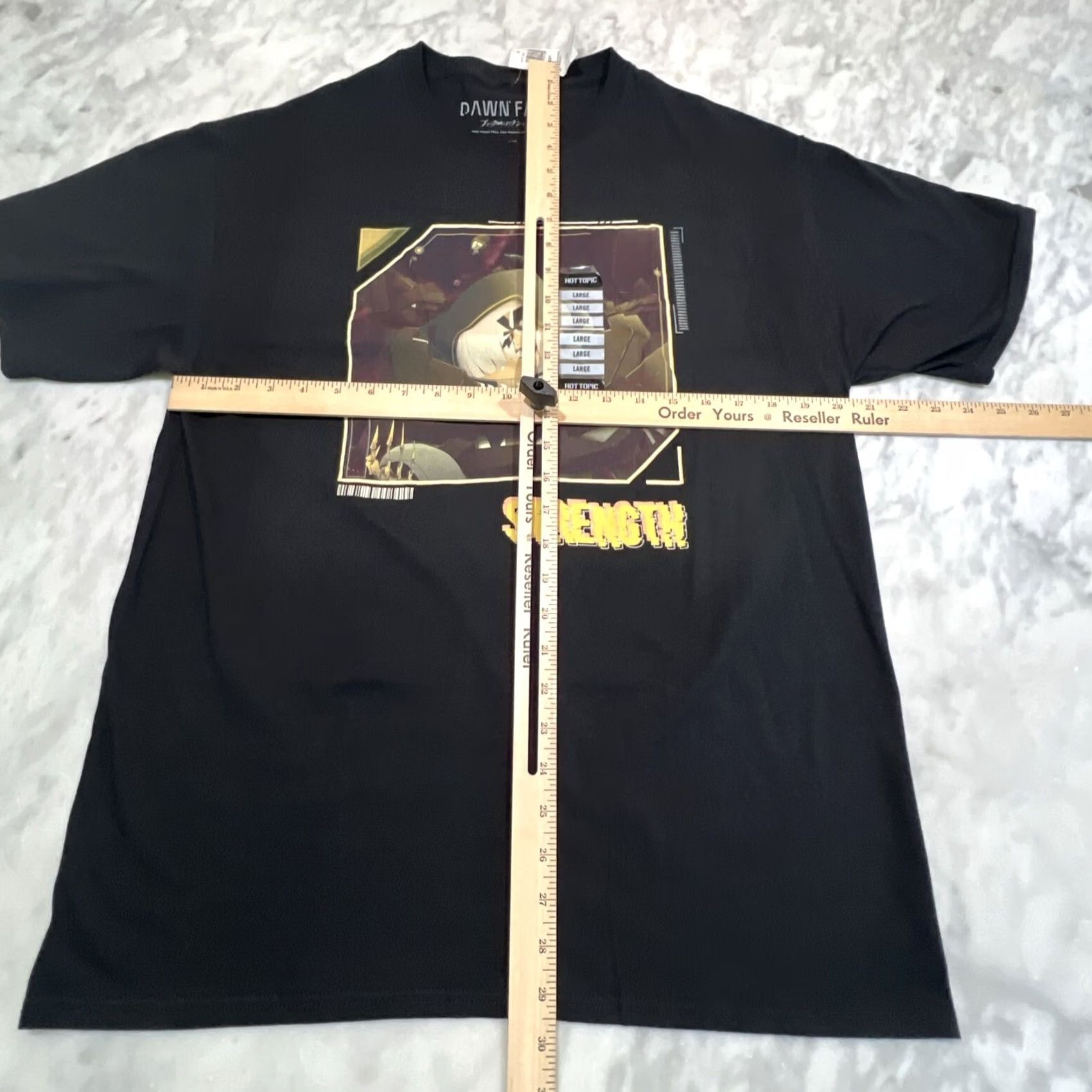 Hot Topic VINTAGE Dawn Fall Strength Anime Graphic Tshirt Large Hot Topic New Tag Size US L / EU 52-54 / 3 - 7 Thumbnail