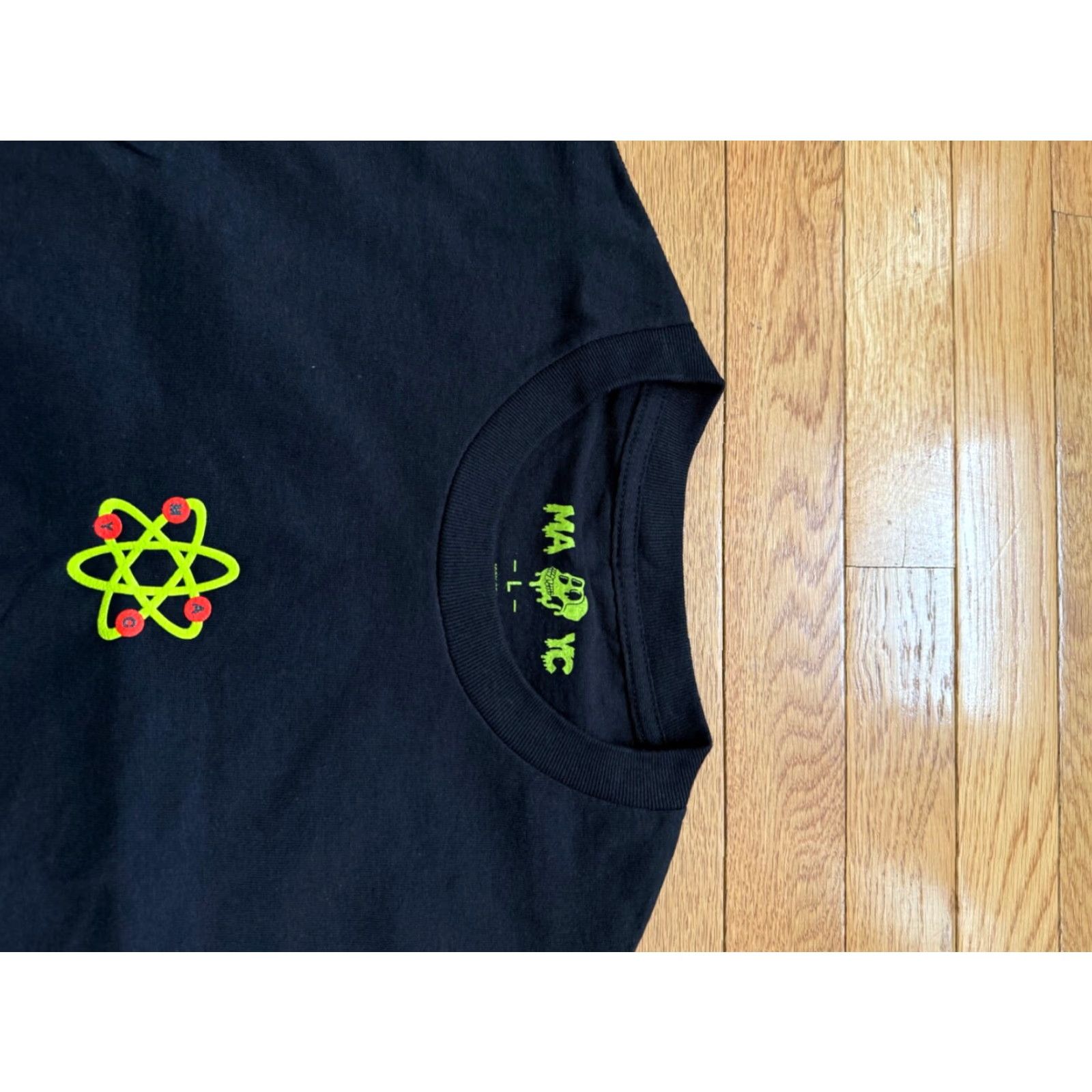Vintage MAYC Mutant Yacht Club World MUTANT WORLD Tee Shirt BAYC - Sz L LARGE NWOT Shirt Men Adult Large Black Skull Mutant Ape Size US L / EU 52-54 / 3 - 4 Thumbnail