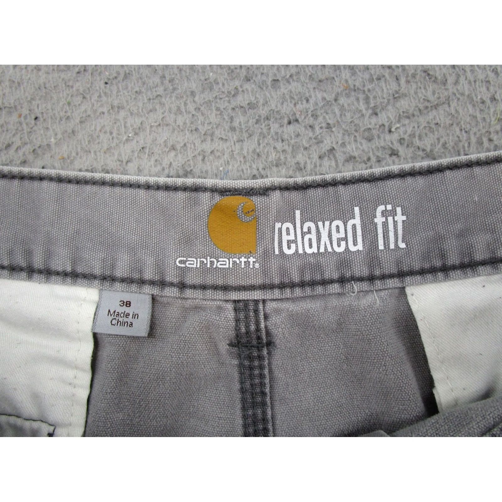 Carhartt Carhartt Shorts Mens 38 Cargo Workwear Gray 101167 039 Relaxed Canvas Cotton Pockets Vintage? No Size US 38 / EU 54 - 2 Thumbnail