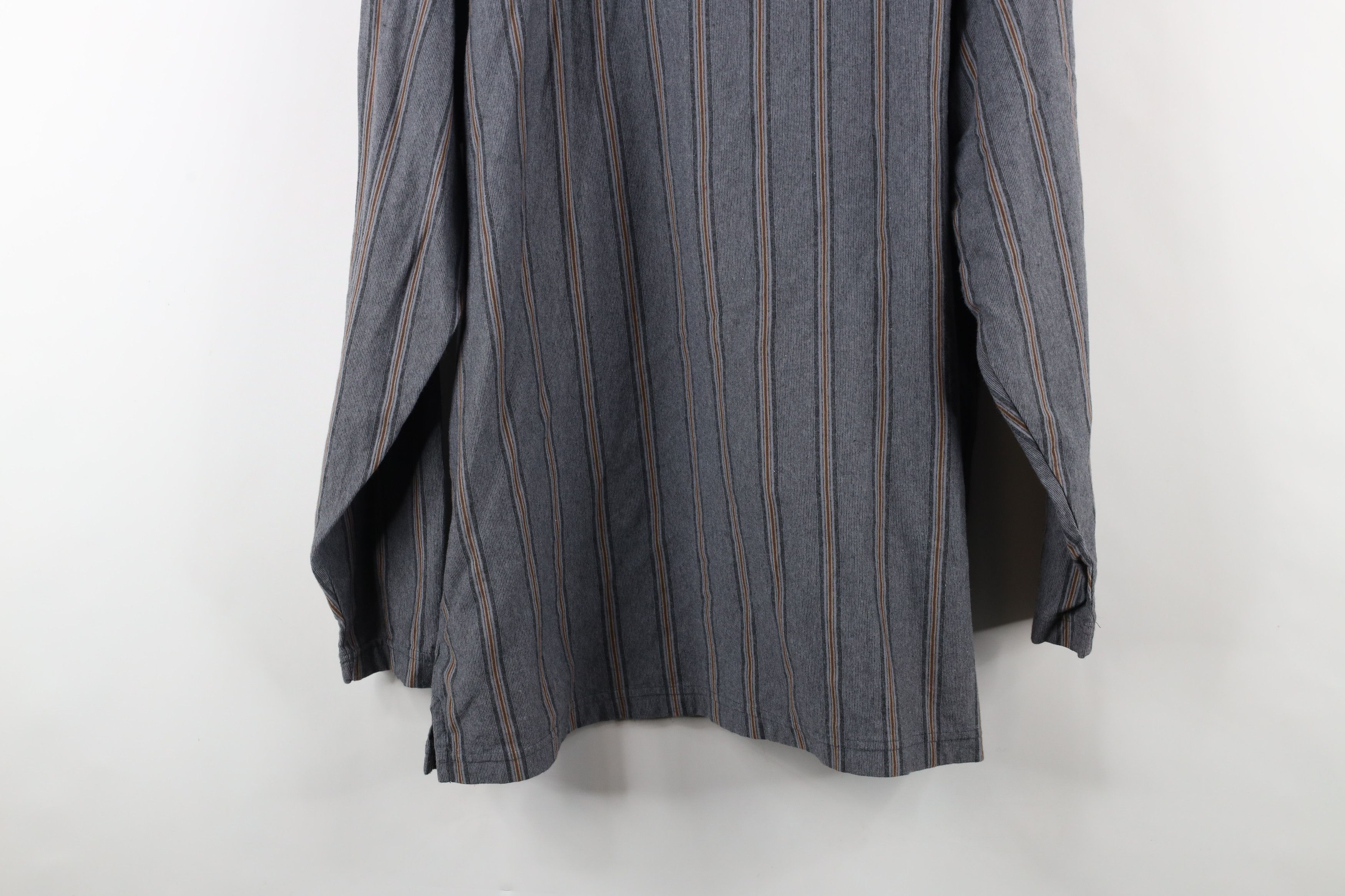 Vintage Vintage 90s Streetwear Baggy Half Zip Long Sleeve Polo Size US L / EU 52-54 / 3 - 9 Thumbnail