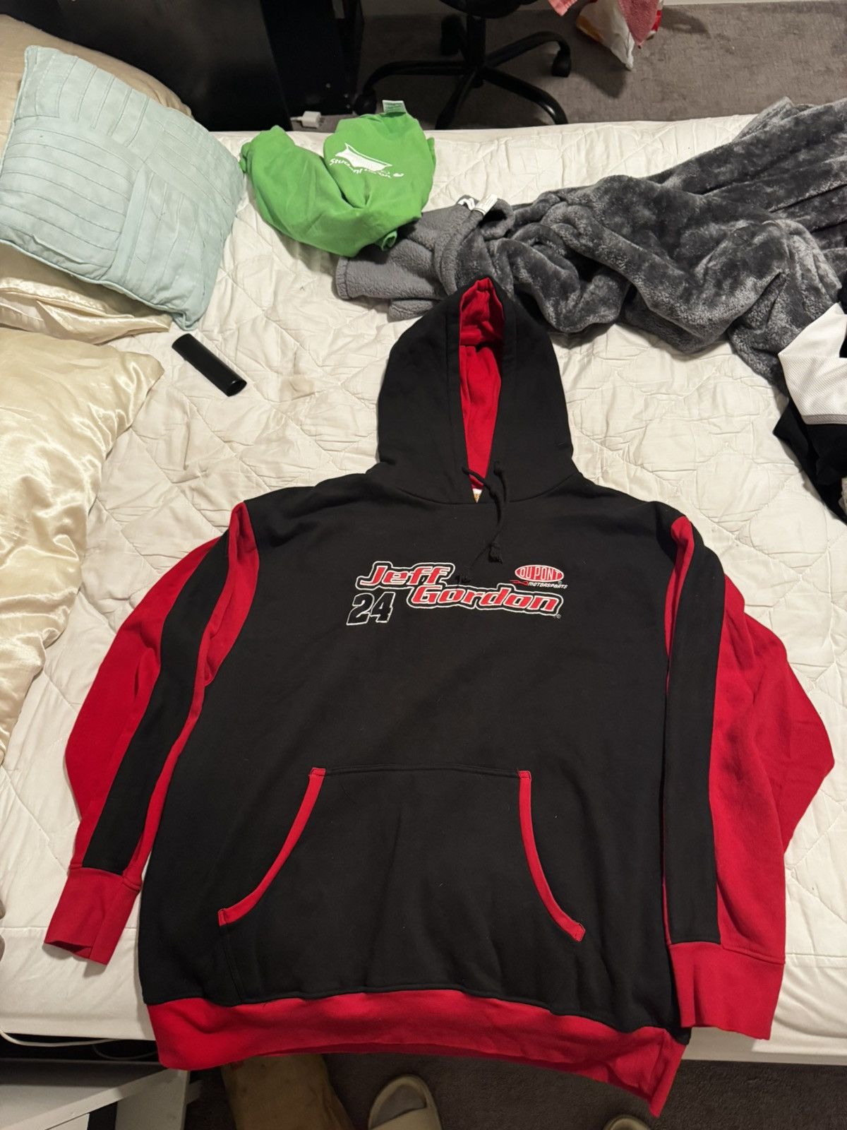 NASCAR Jeff Gordon N24 NASCAR Racing Hoodie Size US XL / EU 56 / 4 - 1 Thumbnail