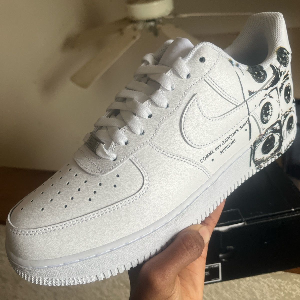 Comme des Garcons × Nike Nike Air Force x Comme des Garçons Size US 10.5 / EU 43-44 - 6 Thumbnail