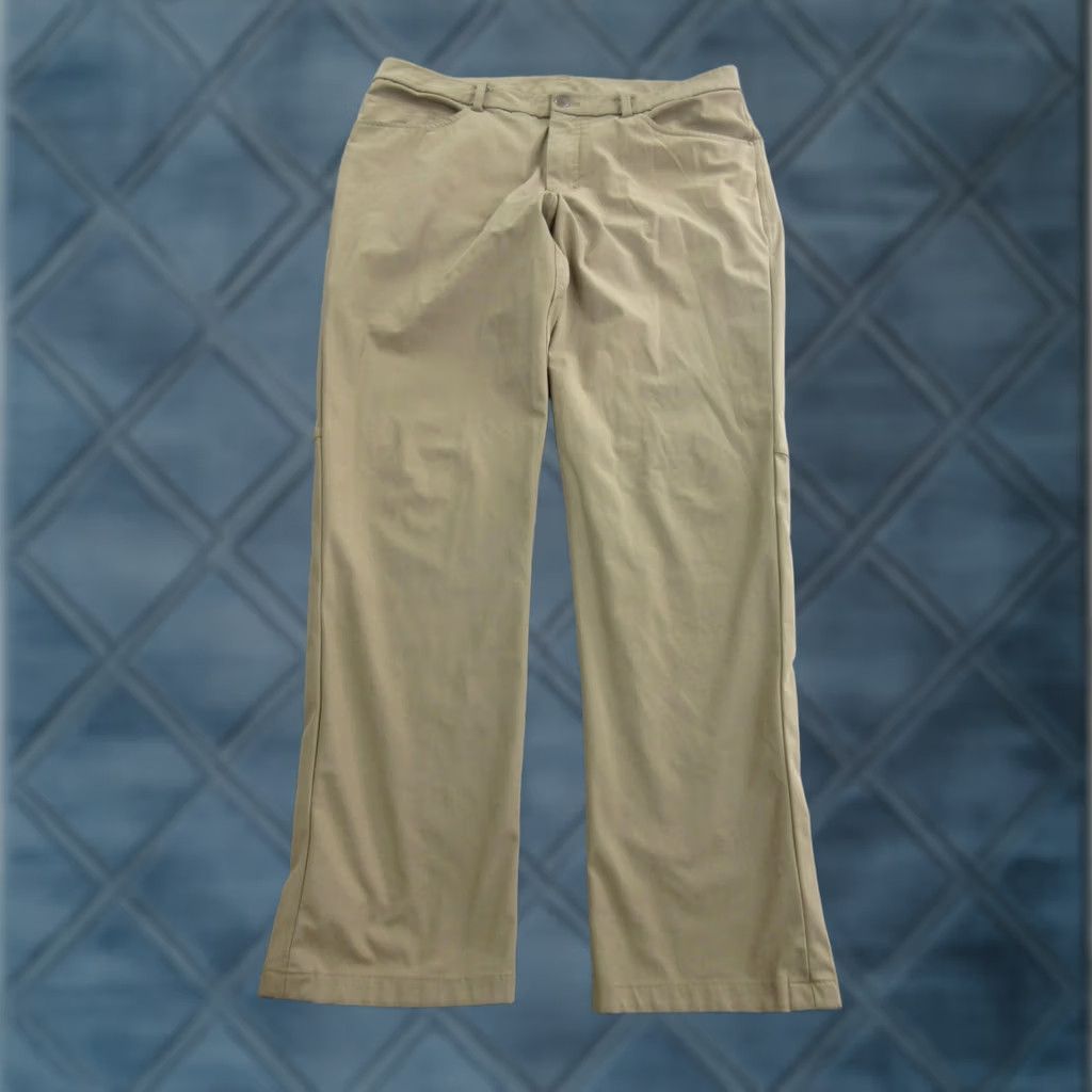 Lululemon Lululemon Pants Mens 36x30 Beige Stretch Chino Golf Casual Straight Leg Travel Size US 36 / EU 52 - 1 Thumbnail