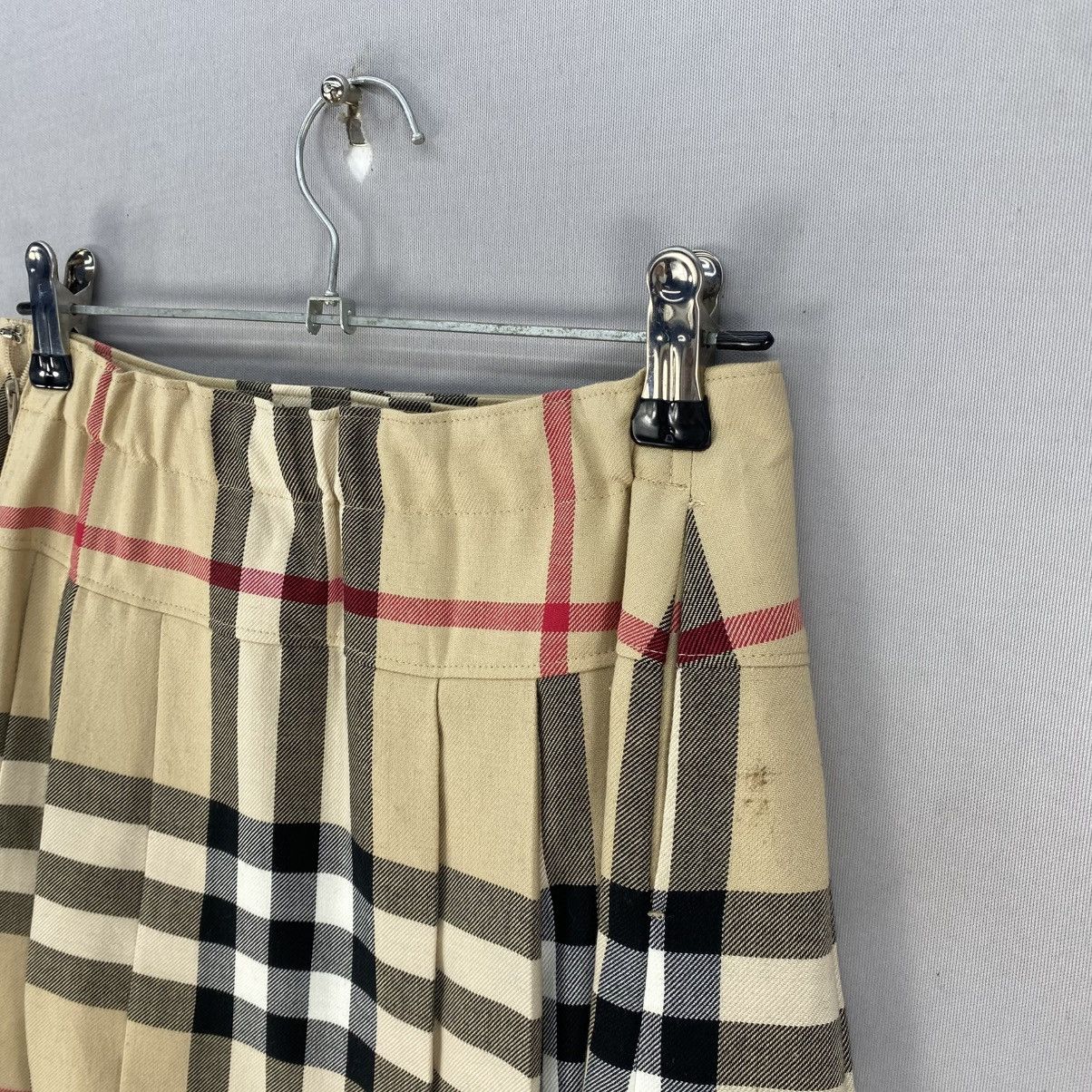 Burberry Burberry London Nova Check Pleated Mini Skirt Size 23" - 5 Thumbnail