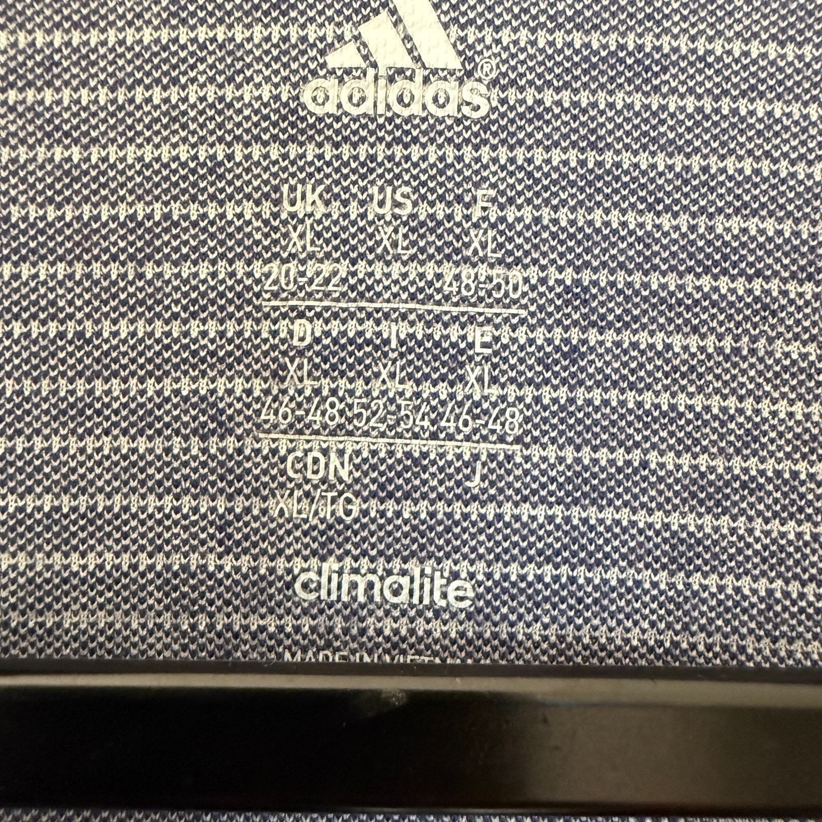 Adidas Adidas Climalite Womens XL 1/4 Zip Pullover Blue Striped Size XL / US 12-14 / IT 48-50 - 3 Thumbnail