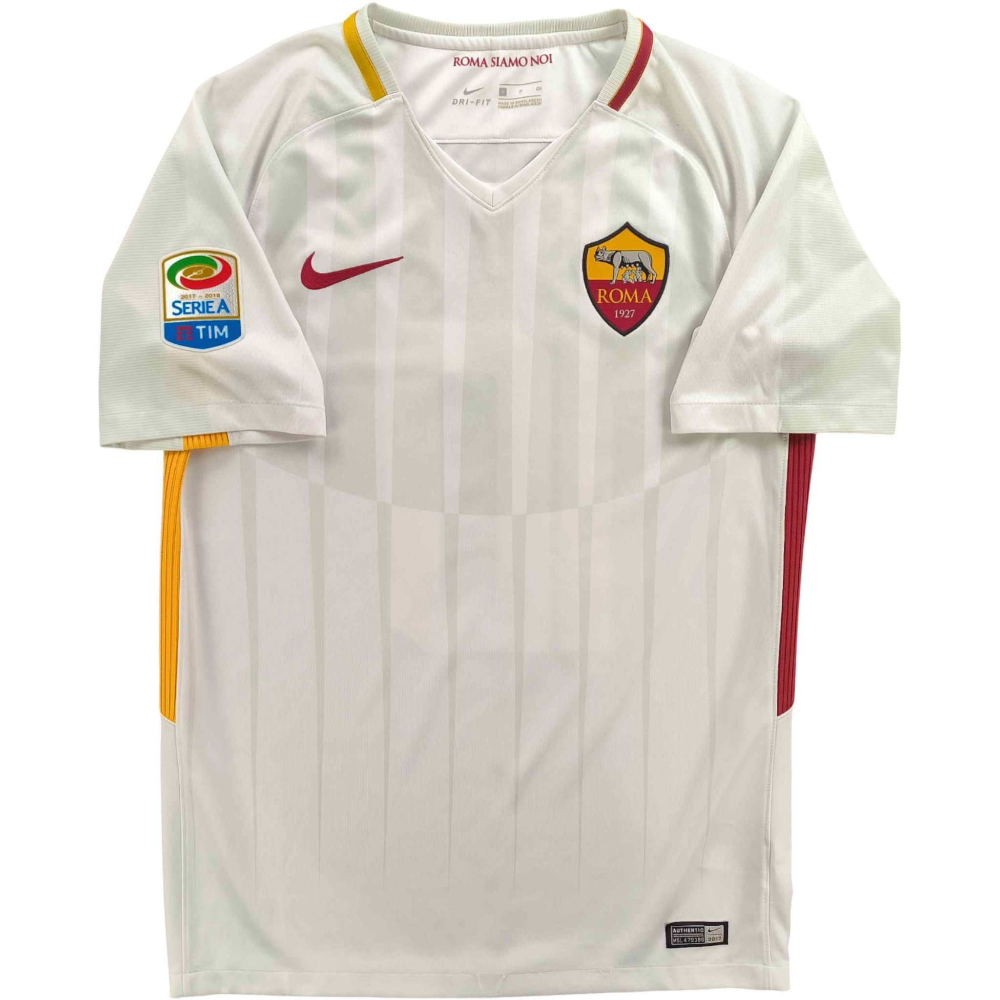 Nike AS Roma 2017-18 Nike away Totti football jersey shirt size S Size US S / EU 44-46 / 1 - 2 Thumbnail