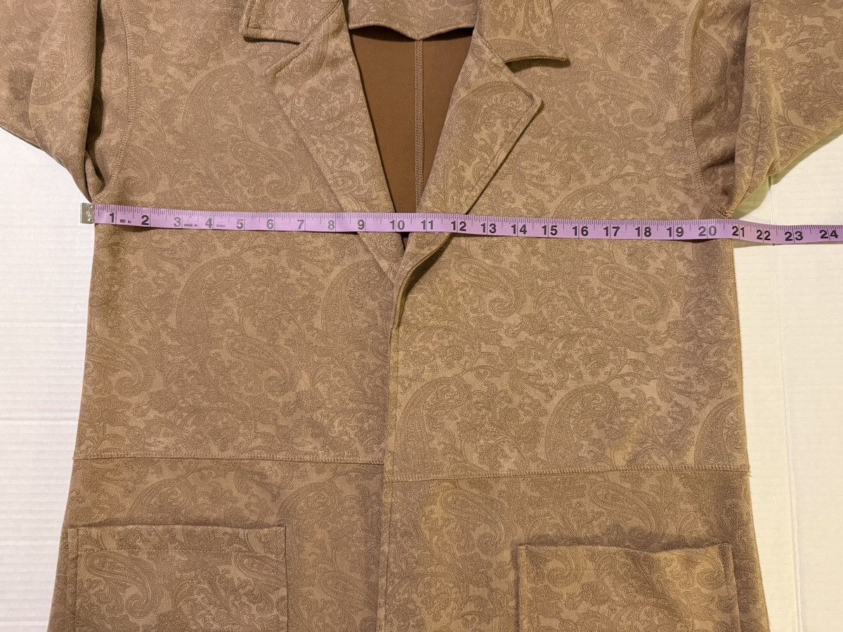 Soft Surroundings Soft Surroundings Malika Faux Driftwood Suede Paisley Jacket Size M / US 6-8 / IT 42-44 - 8 Thumbnail