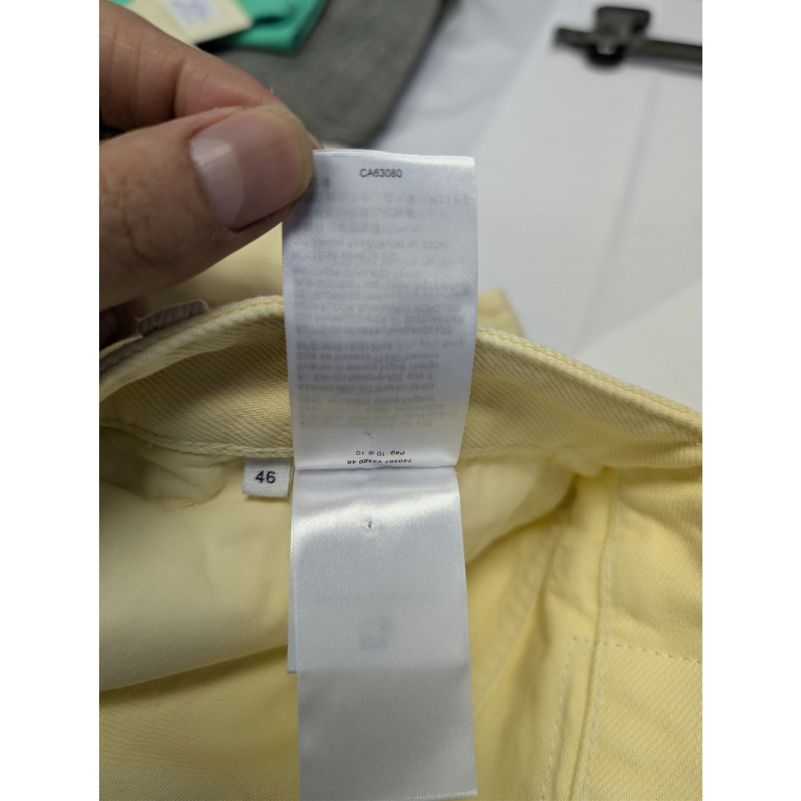 Bottega Veneta o1rshd1 Washed Coloured Denim Trousers Jean in Banana Size US 30 / EU 46 - 20 Thumbnail