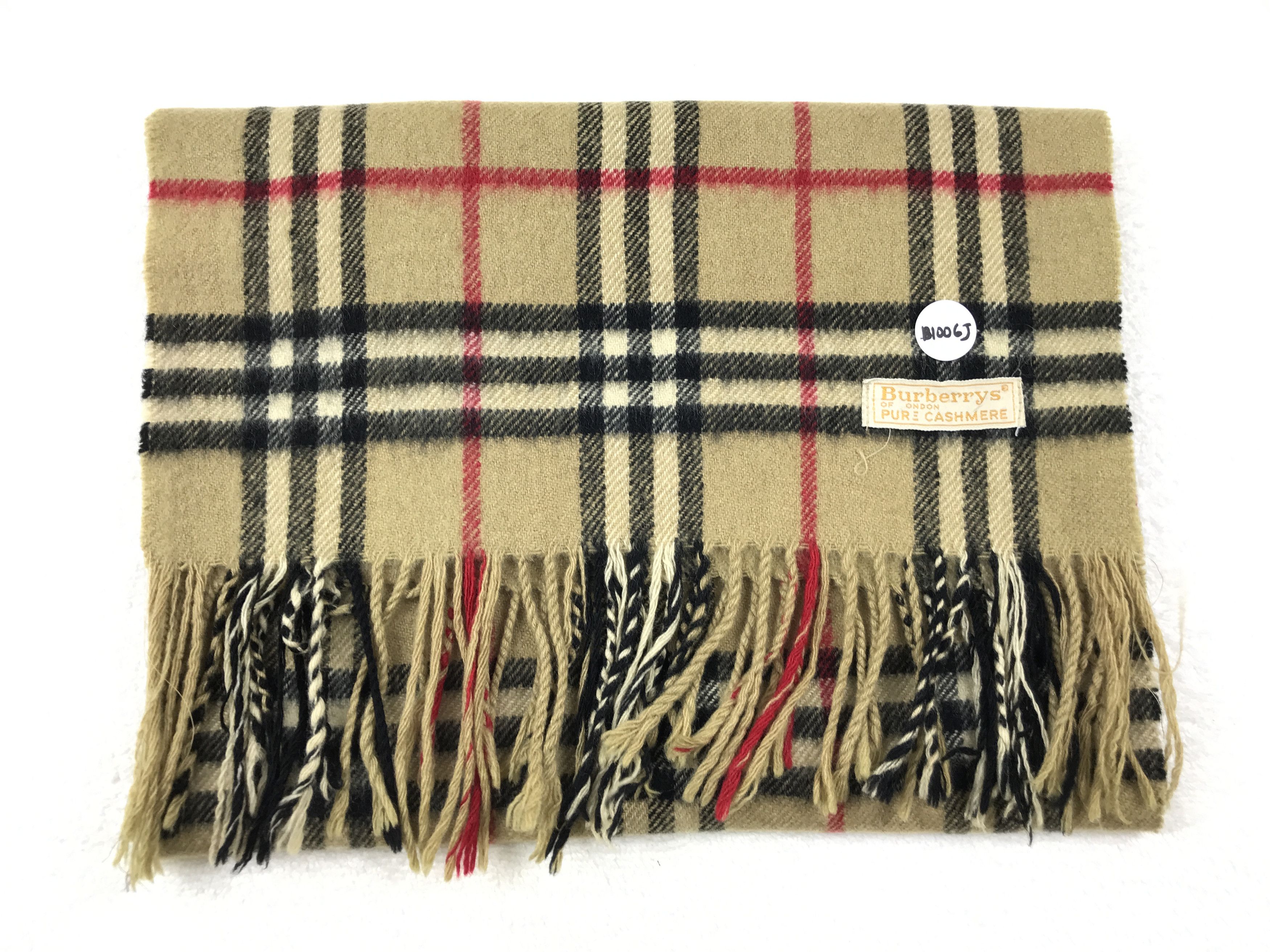 Burberry Vintage Burberry Scarf Muffler Wool Cashmere Novacheck Size ONE SIZE - 2 Thumbnail