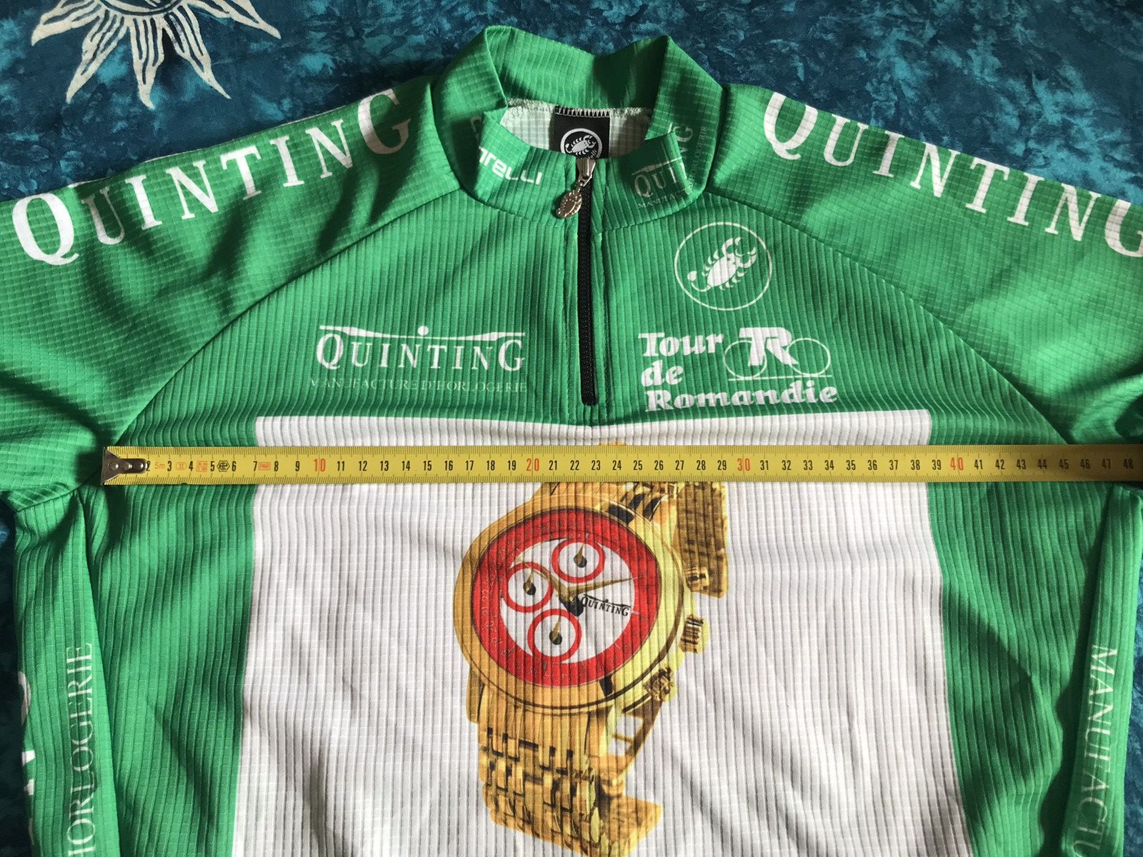 Other VINTAGE CASTELLI TOUR QUINTING WATCHES CYCLING JERSEY Size US L / EU 52-54 / 3 - 5 Thumbnail