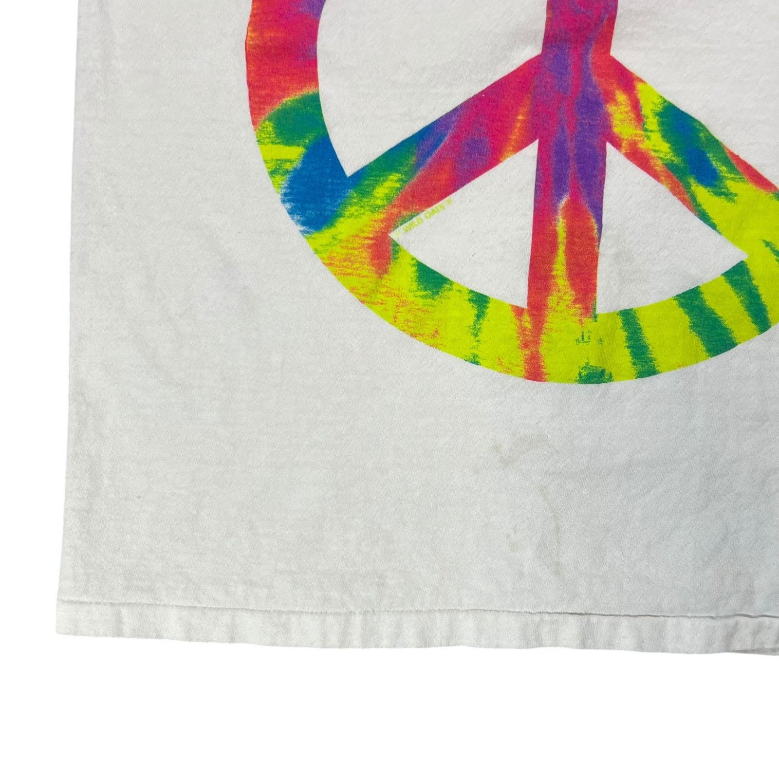 Vintage Vintage 90s Peace sign hippie tie dye tank top (M) Size US M / EU 48-50 / 2 - 2 Thumbnail