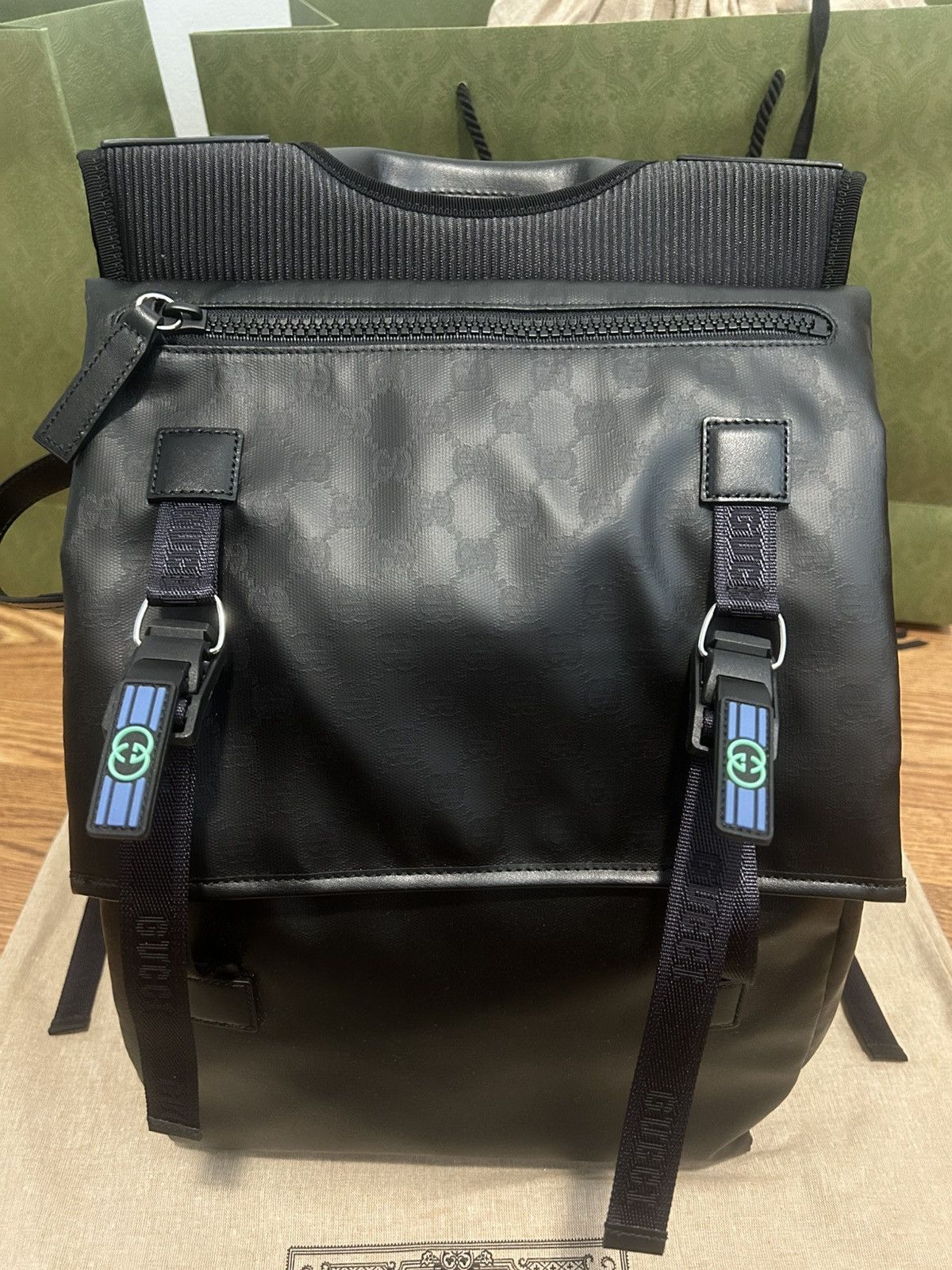 Gucci Gucci Matte Crystal Gg Backpack Size ONE SIZE - 3 Thumbnail