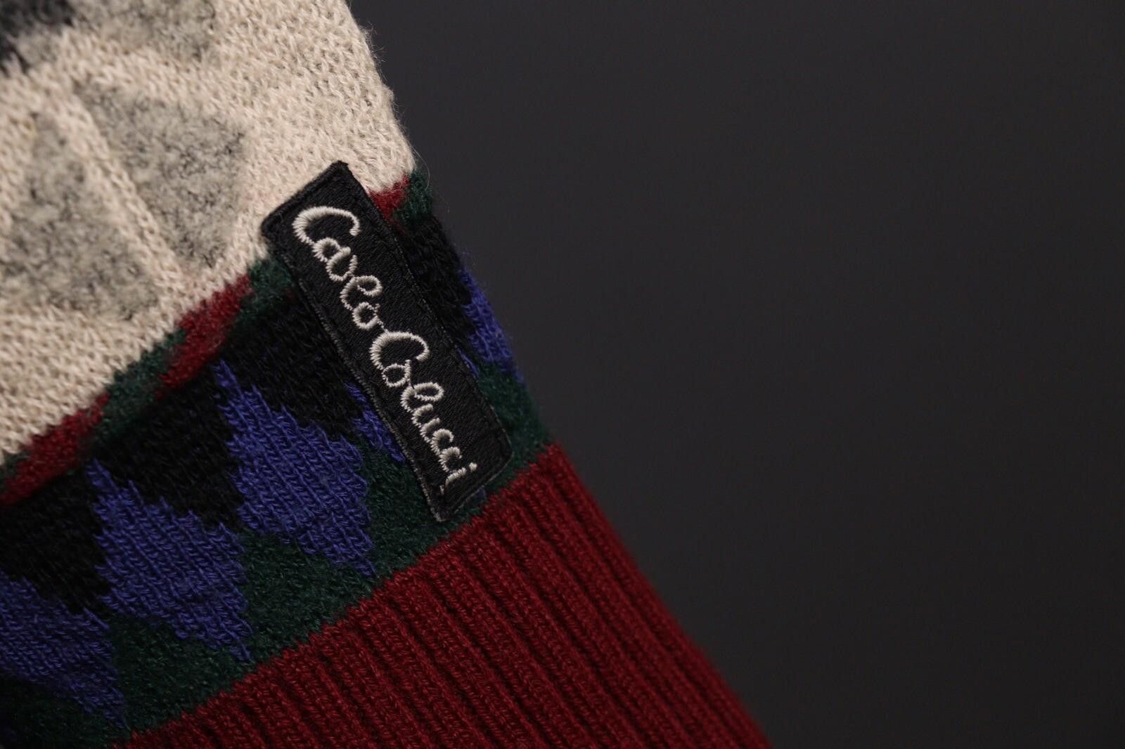 Carlo Colucci Carlo Colucci Red Wool Snowflakes Knit Sweater Size 52 Size US M / EU 48-50 / 2 - 4 Thumbnail