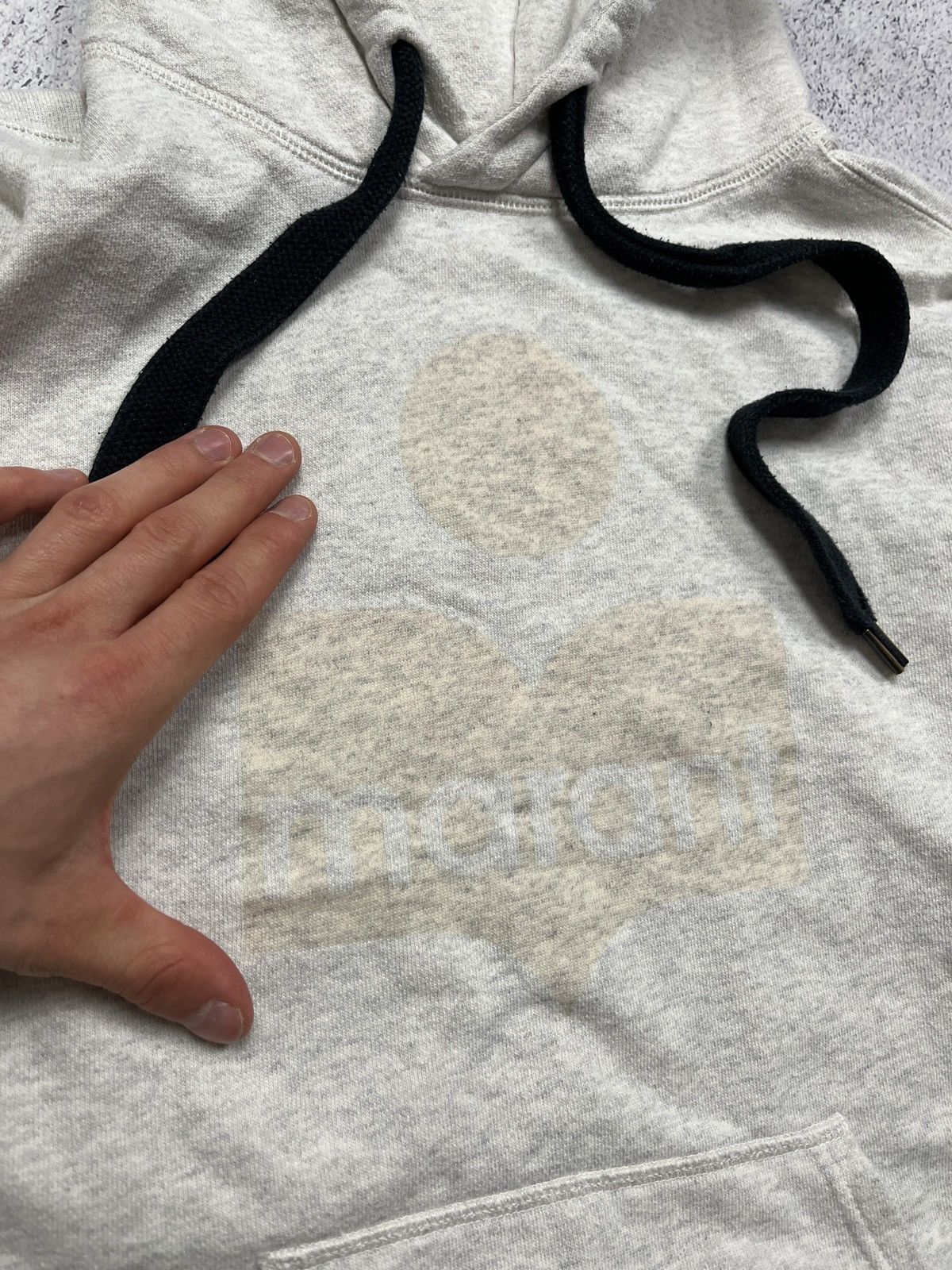 Isabel Marant Isabel Marant Big Logo Hoodie Boxy Hype Streetwear Size US M / EU 48-50 / 2 - 7 Thumbnail