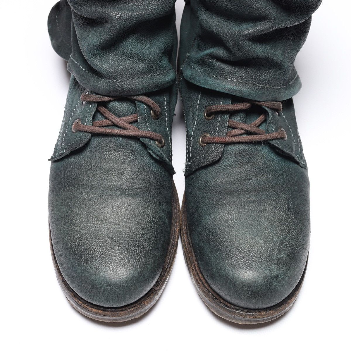 A.S.98 A.S.98 Airstep Green Ankle Boots Saintec Leather Shoes as98 Size US 9 / IT 39 - 7 Thumbnail