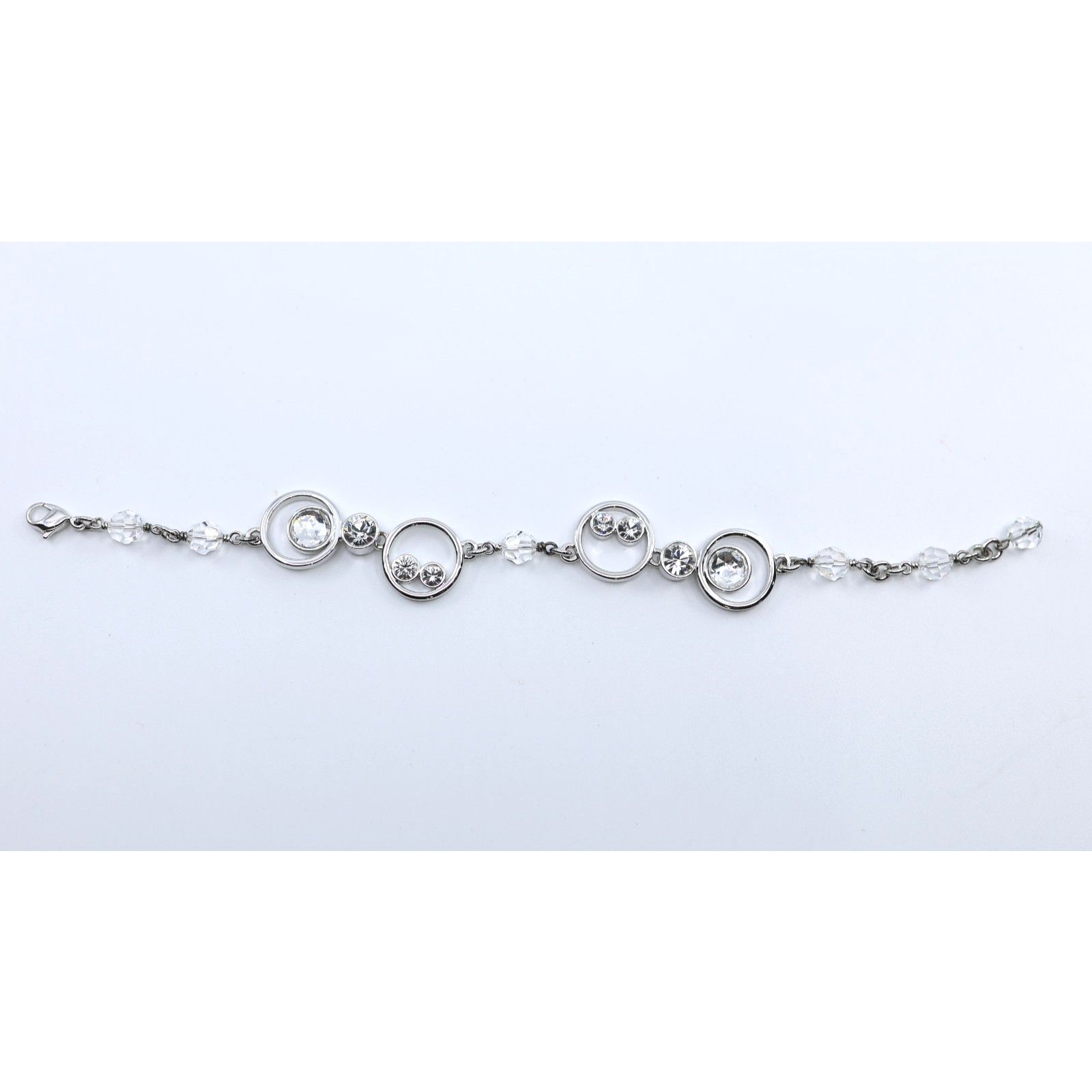 Swarovski New SWAROWSKI Crystal Beads Bracelet in Rhodium Plated $149 Size ONE SIZE - 3 Thumbnail
