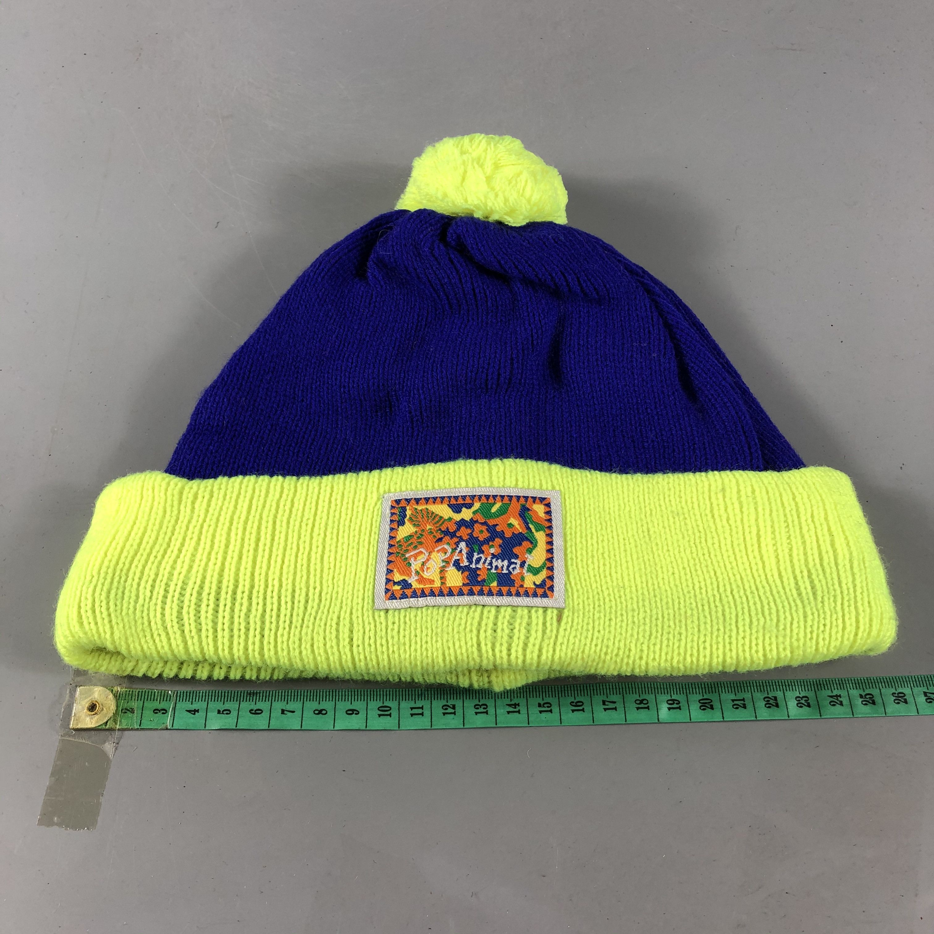 Japanese Brand Popa Animal Bobble Beanie Snowcap Snow Hat B619 Size ONE SIZE - 3 Thumbnail