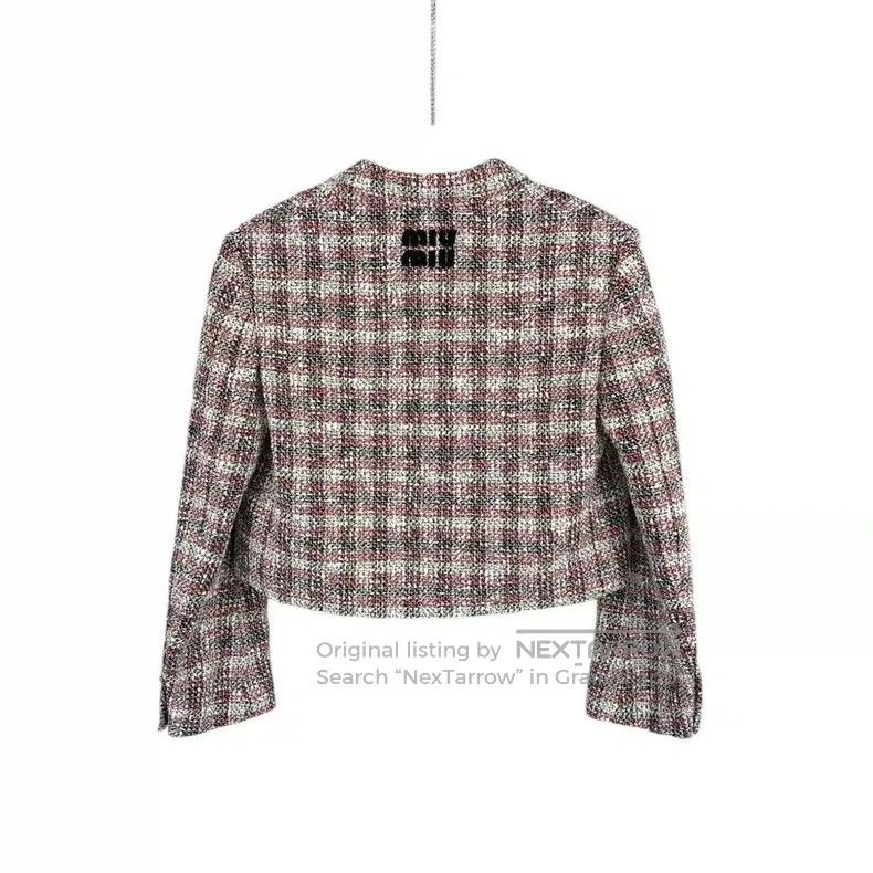 Miu Miu Miu Miu 40 Wool wool letter logo woven coat Size M / US 6-8 / IT 42-44 - 2 Thumbnail