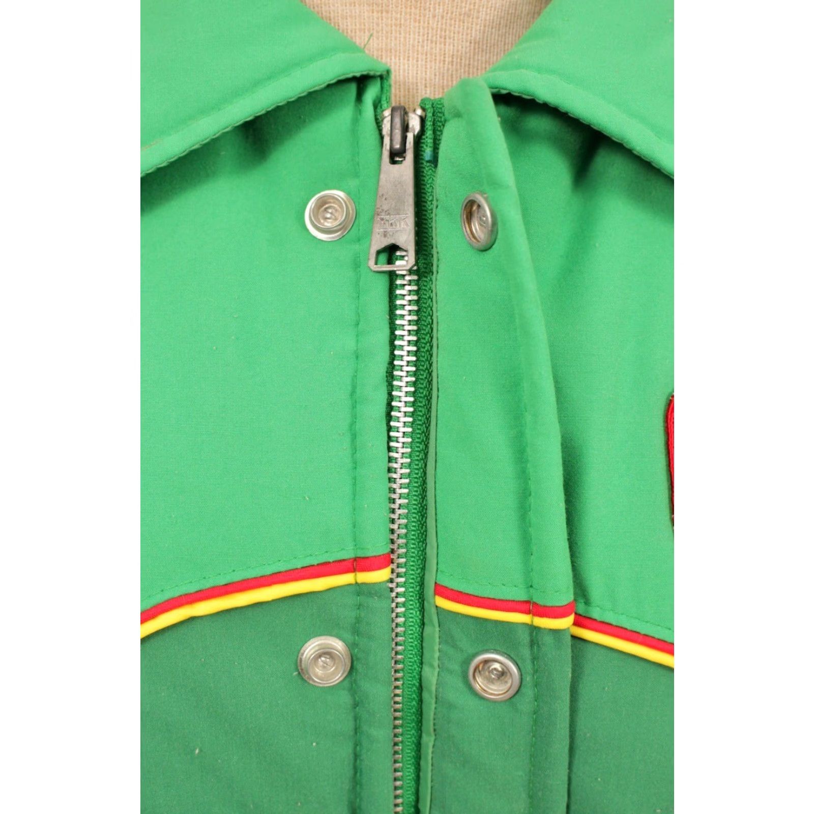 Vintage Upstream Jacket Shirt 1970s Green Puffer VTG 46 Chest M Size Mens Womens 70s Decade Casual Coat Size US M / EU 48-50 / 2 - 6 Thumbnail