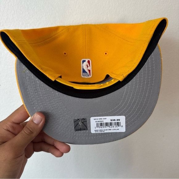 NBA New Los Angeles Lakers New Era Gold 2023 NBA Draft 9FIFTY Sn Size ONE SIZE - 6 Thumbnail
