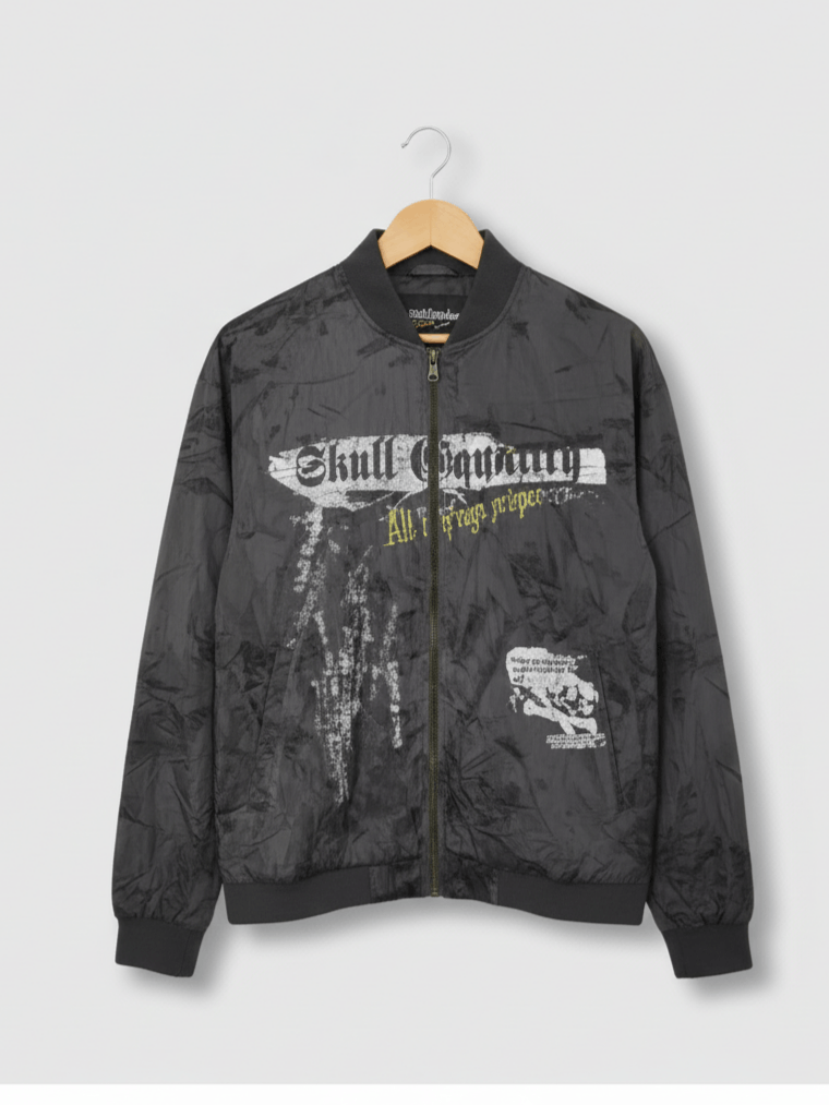 Vintage Aristocratic Skull Fleece Zip Up Jacket Size US M / EU 48-50 / 2 - 1 Thumbnail