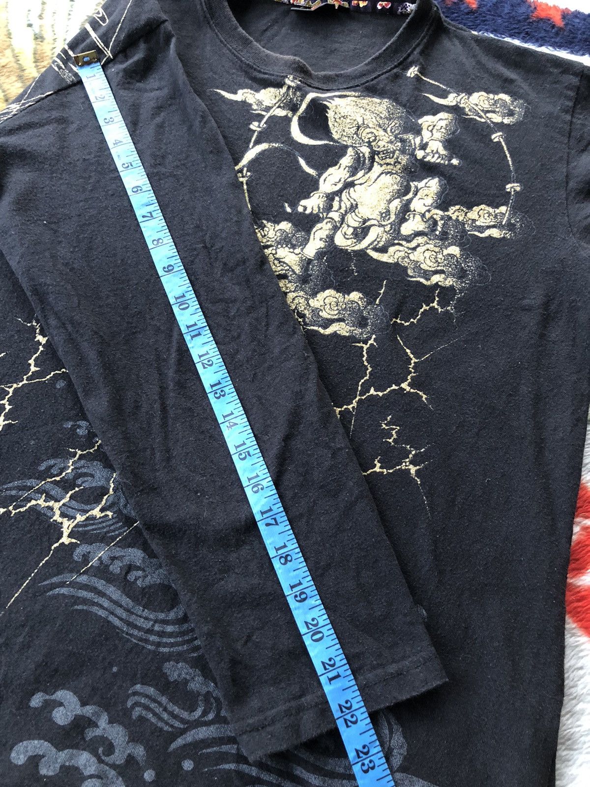Bullet Noise Vintage Bullet Noise Sukajan Devil Long Sleeve Tee Size US XL / EU 56 / 4 - 14 Thumbnail