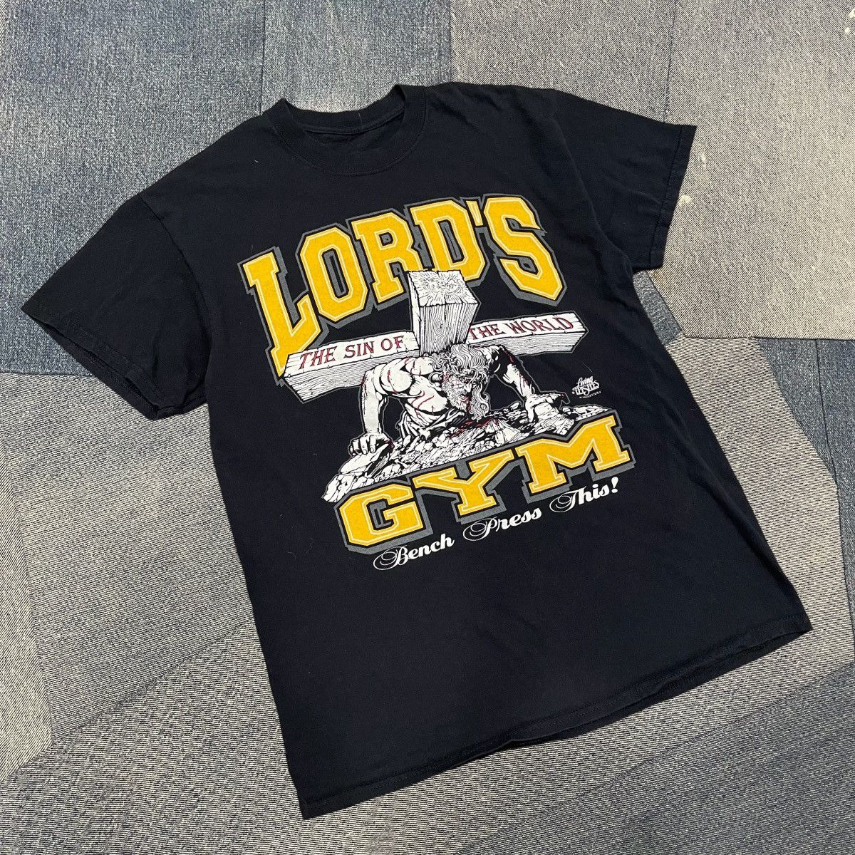 Japanese Brand × Vintage CRAZY 2000s Lords Gym Vintage Tee Size US M / EU 48-50 / 2 - 3 Thumbnail
