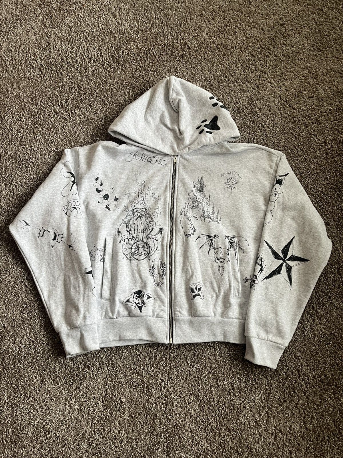 basketcase gallery Basketcase Gallery Sailor Tattoo Zip Up