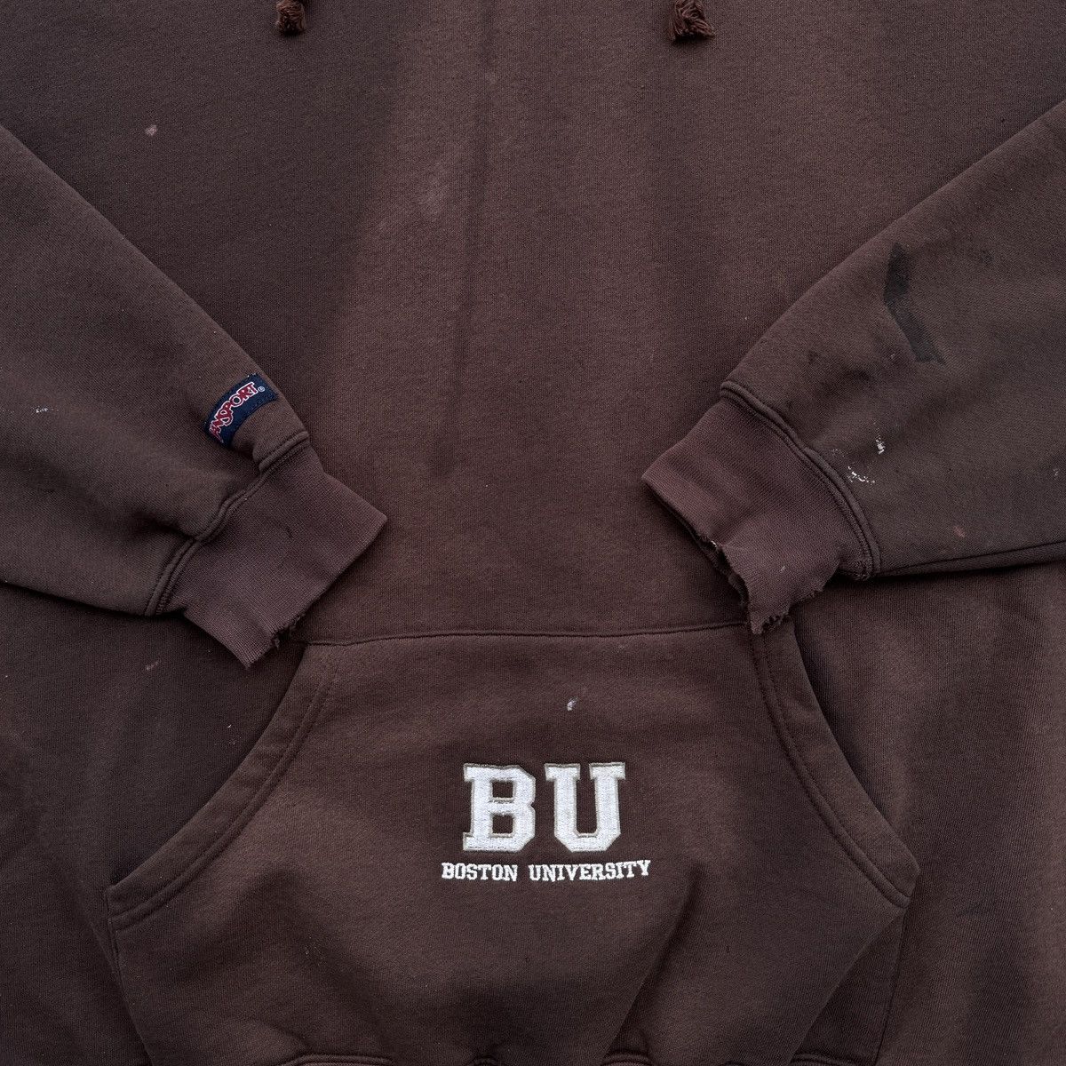 Unsound Rags Vintage Boston University Faded Hoodie Size US XL / EU 56 / 4 - 11 Thumbnail