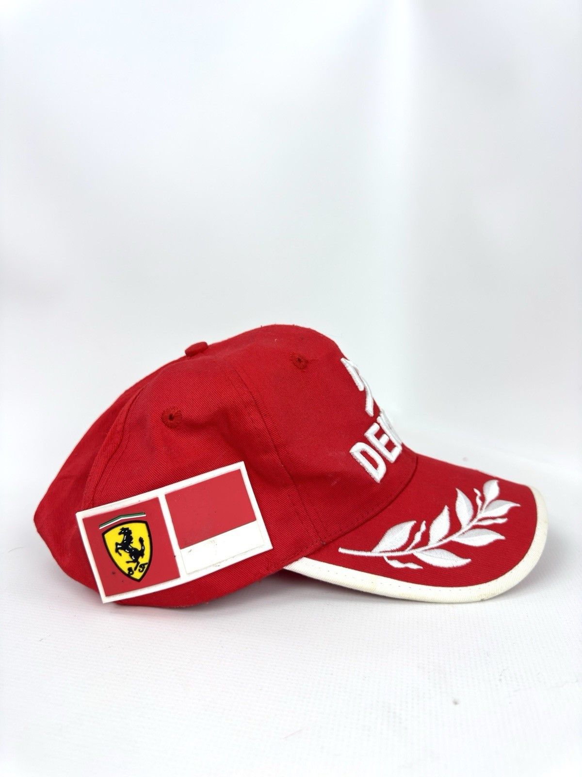 Ferrari RARE Vtg Michael Schumacher 1 FERRARI DEKRA Formula 1 Cap Size ONE SIZE - 5 Thumbnail