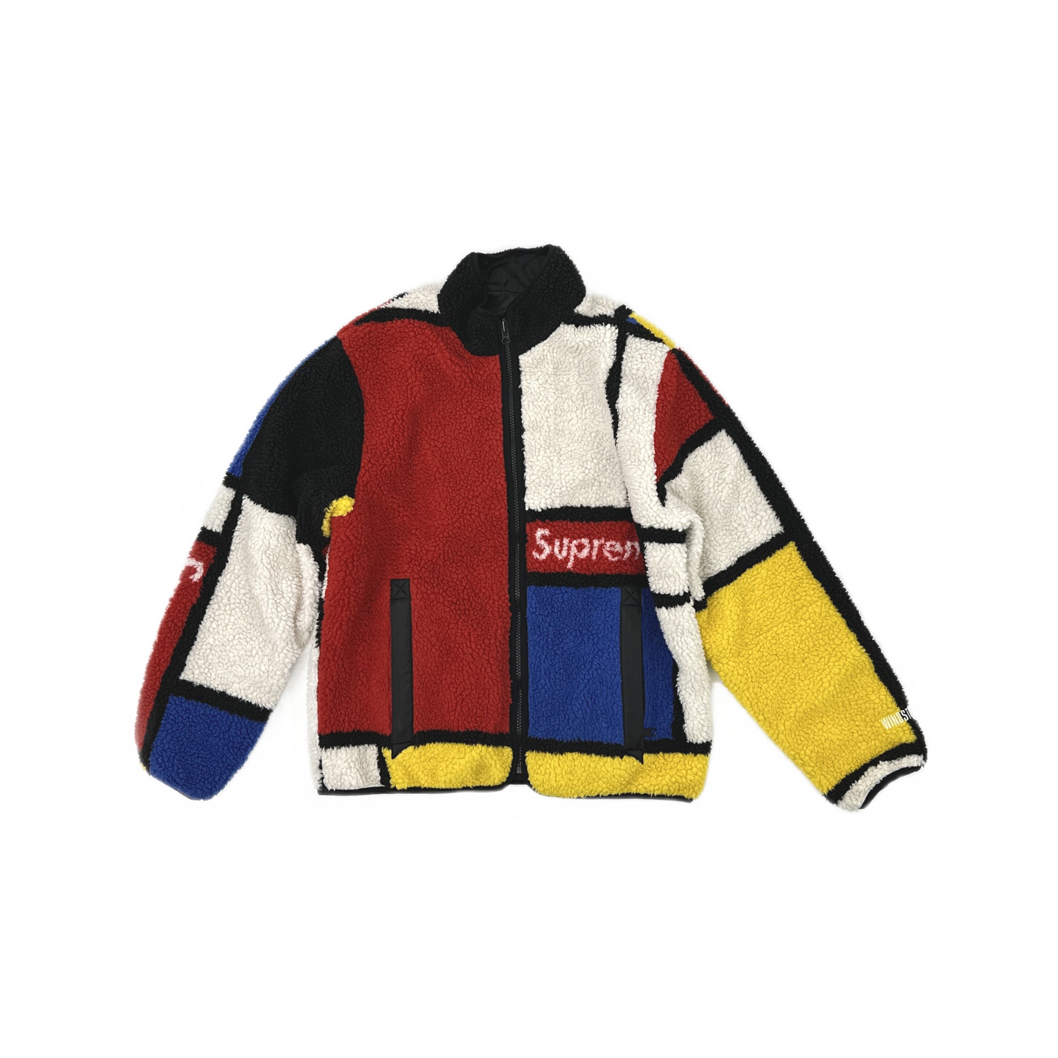 Supreme Supreme Colorblocked Fleece Jacket Size S Size US S / EU 44-46 / 1 - 1 Thumbnail