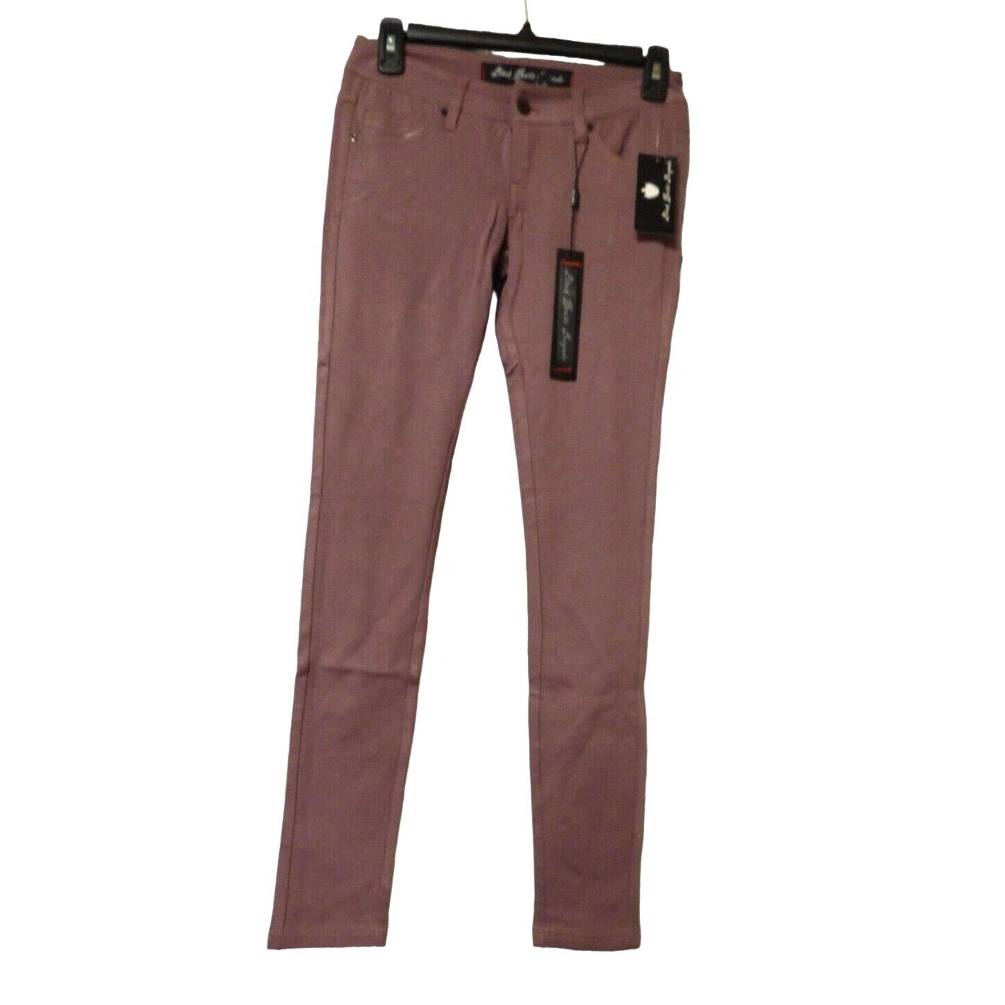 Other Black Hearts Brigade Women’s Ponte Pants, Mauve Wine, Size 2 Size 25" / US 0 / IT 36 - 6 Thumbnail