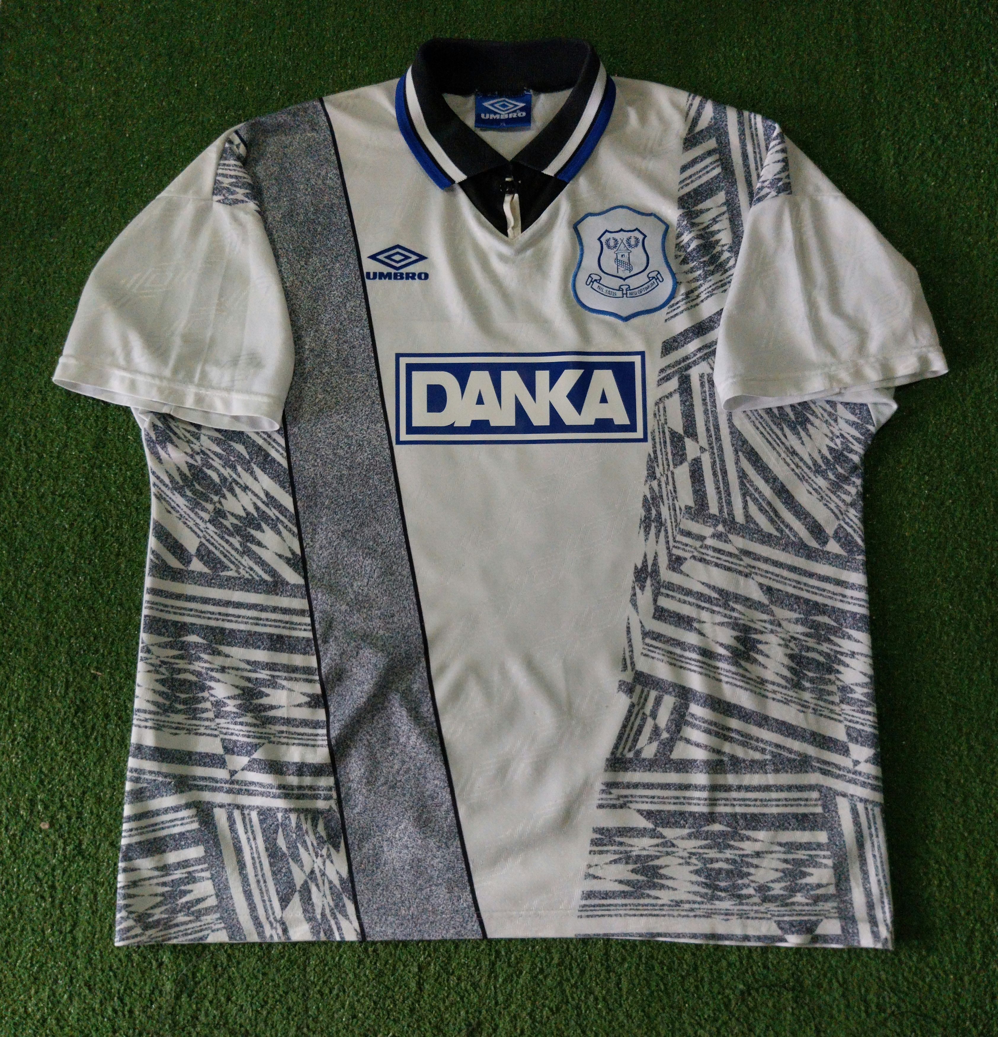 Umbro Everton away 1996/1997 andrei kanchelskis jersey football Size US XL / EU 56 / 4 - 1 Thumbnail