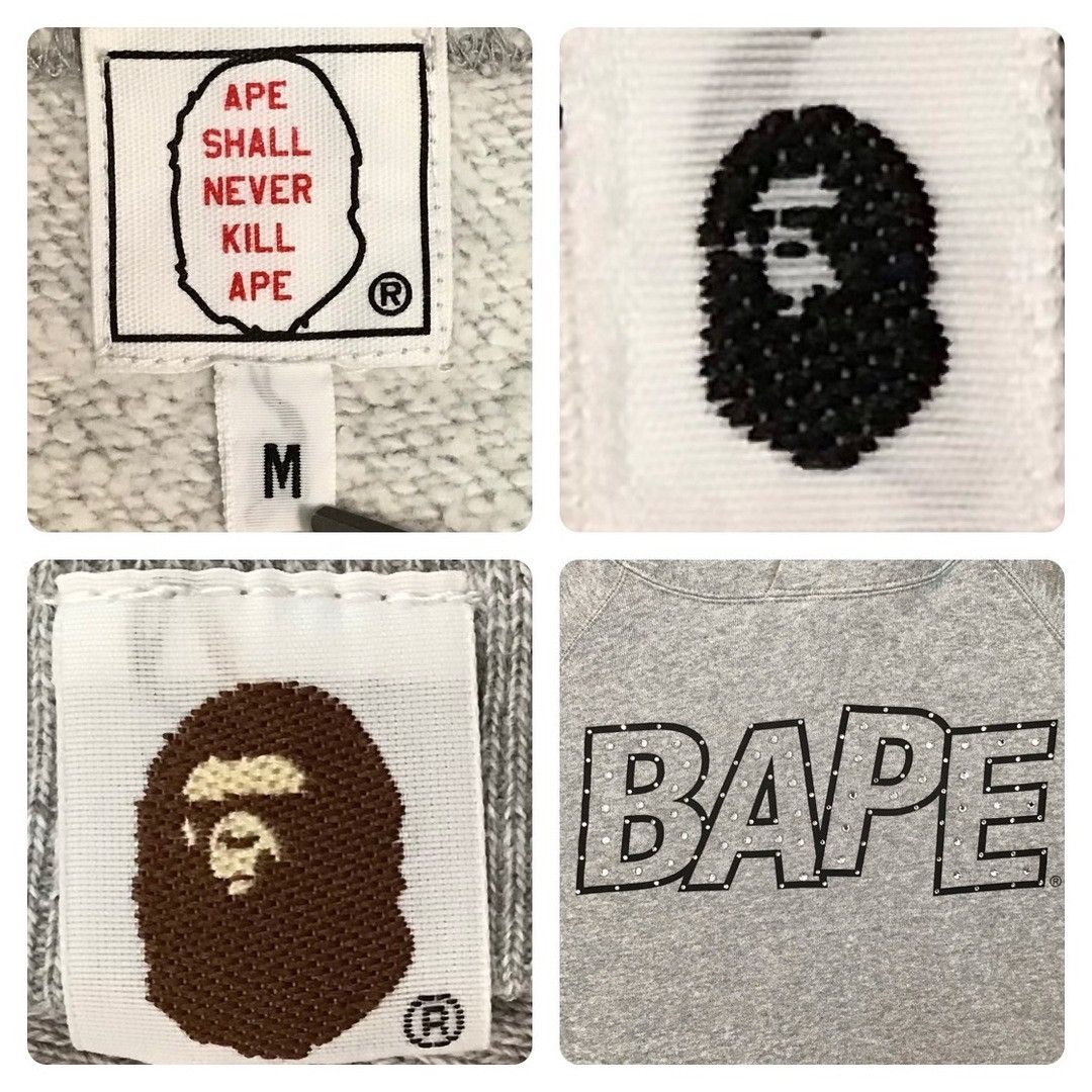 Bape × Swarovski Swarovski BAPE Logo Pullover Hoodie a bathing ape NIGO Size US M / EU 48-50 / 2 - 9 Thumbnail