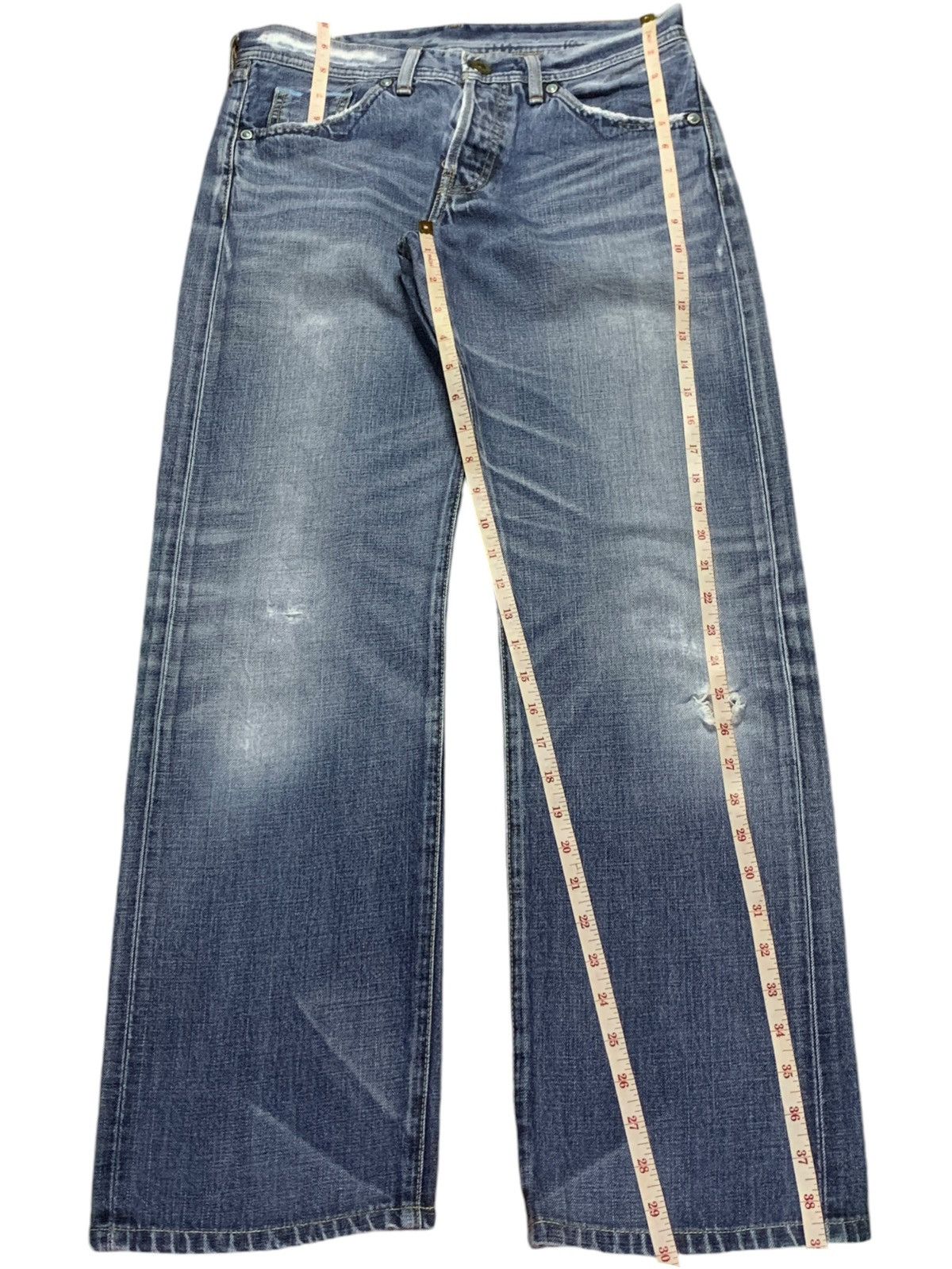 Levi's Vintage 90s Levis 705 Faded Wash Selvedge Loose Jeans Size US 30 / EU 46 - 13 Thumbnail