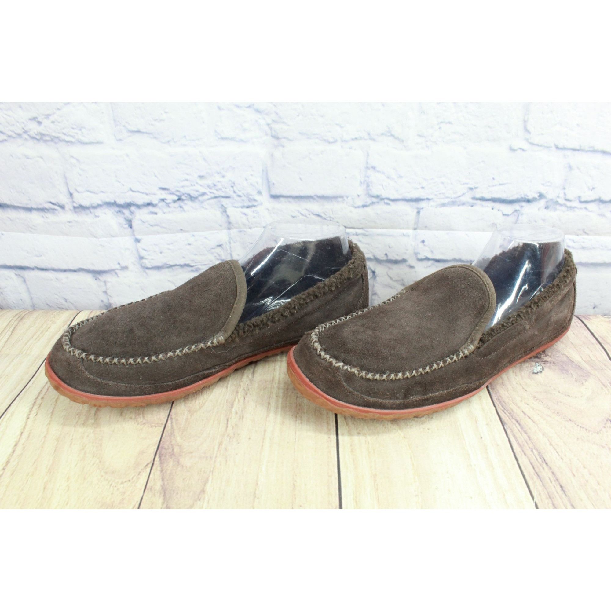 L.L. Bean LL Bean Brown Suede Water Resistant Slippers Men's 10 M Size US 10 / EU 43 - 2 Thumbnail
