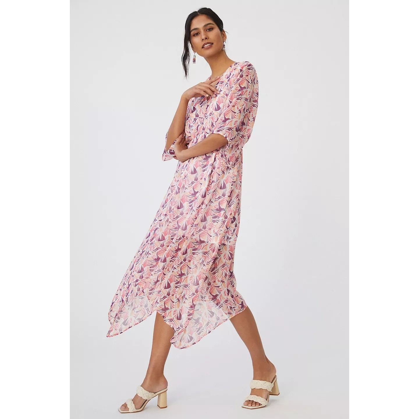 Anthropologie New Anthropologie Hutch Augusta Midi Dress SMALL PETITE Size S / US 4 / IT 40 - 4 Thumbnail