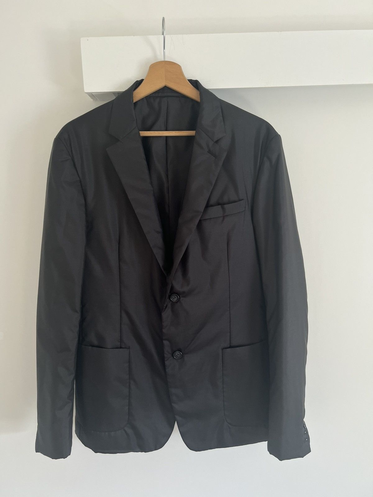 Prada Archive Prada Sport Black Nylon Blazer - Size 48 (Medium) Size US M / EU 48-50 / 2 - 1 Thumbnail