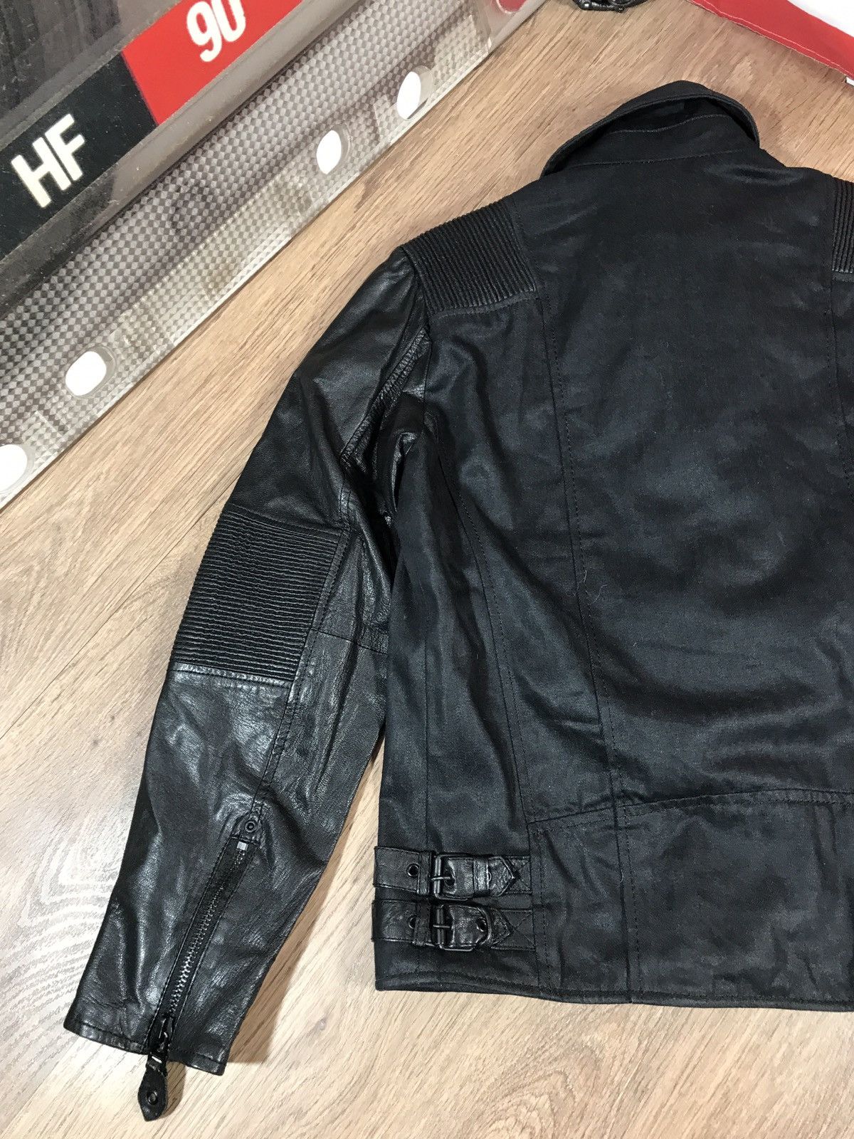 Japanese Brand Leather Denim Mauritius Biker Jacket Size M Size US M / EU 48-50 / 2 - 23 Thumbnail