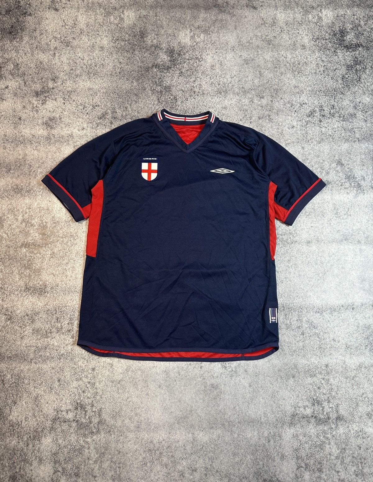Umbro × Vintage Vintage Umbro England Soccer Jersey Blokecore Rare Style VTg Size US XL / EU 56 / 4 - 1 Thumbnail