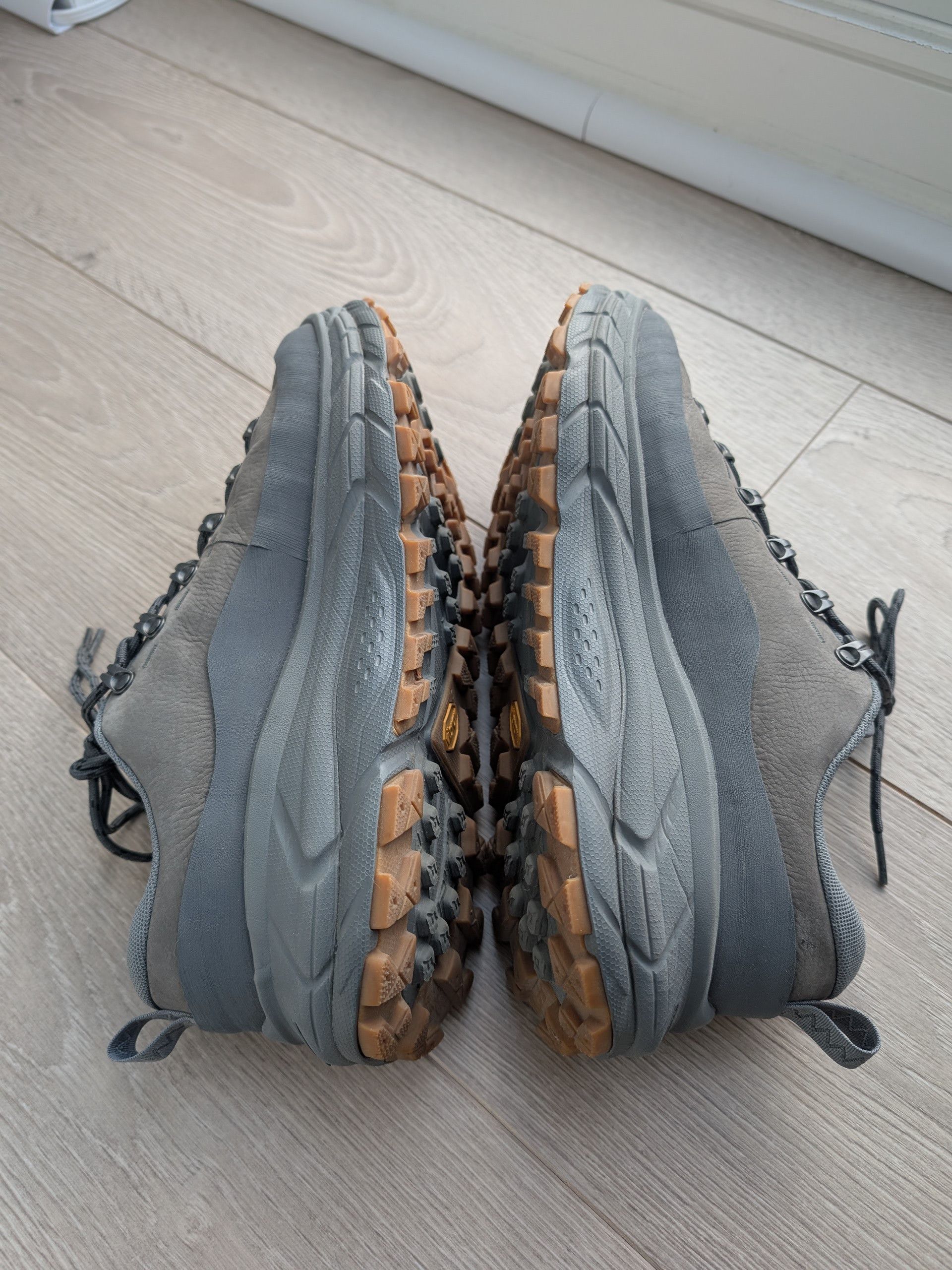 Hoka Hoka Tor Summit leather grey men's 12 5 Size US 12.5 / EU 45-46 - 3 Thumbnail