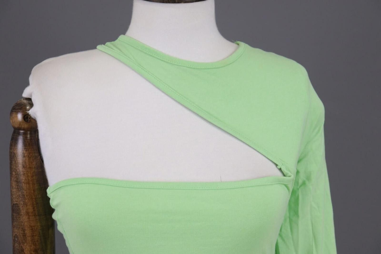 Karl Kani Karl Kani Embroidered Asymmetrical One Shoulder Shirt Size S Size S / US 4 / IT 40 - 4 Thumbnail
