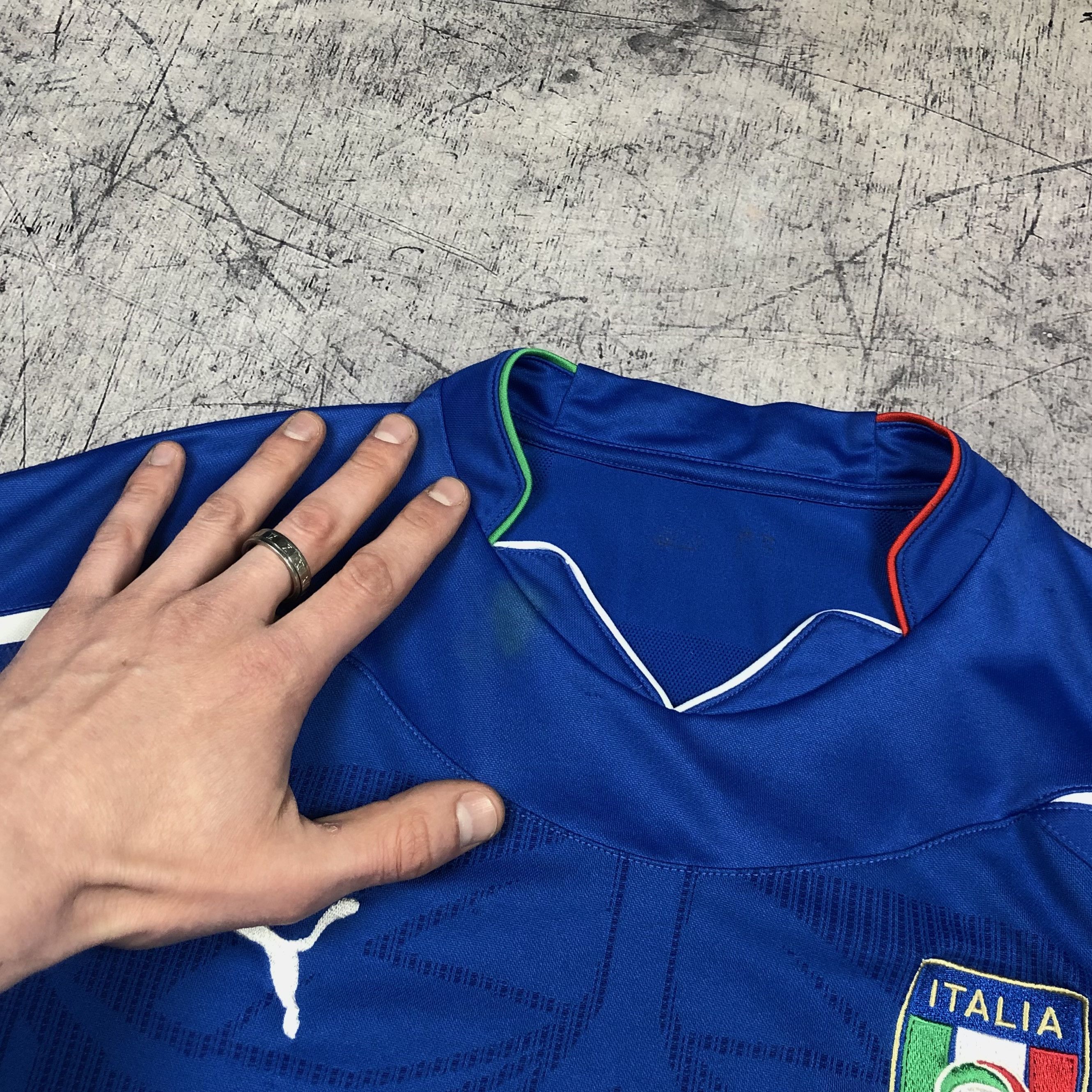Puma Vintage Italy 2006 World Cup Puma Home Jersey Size US M / EU 48-50 / 2 - 4 Thumbnail
