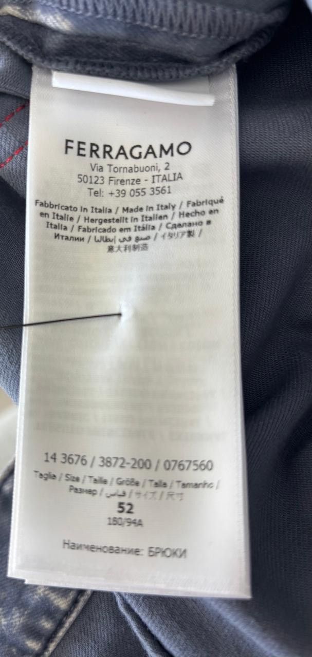 Salvatore Ferragamo Ferragamo logo-patch straight-leg jeans Size US 36 / EU 52 - 11 Thumbnail