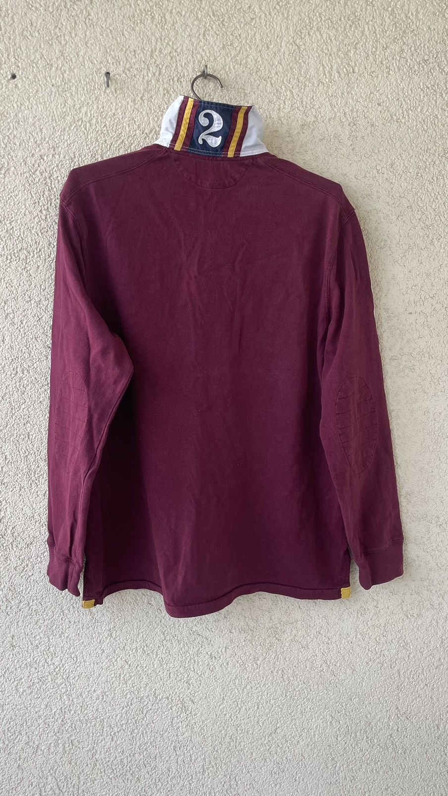 Polo Ralph Lauren × Rugby Ralph Lauren × Vintage Vintage POLO RALPH LAUREN Big Logo Long Sleeve Rugby Shirt Size US XL / EU 56 / 4 - 2 Thumbnail