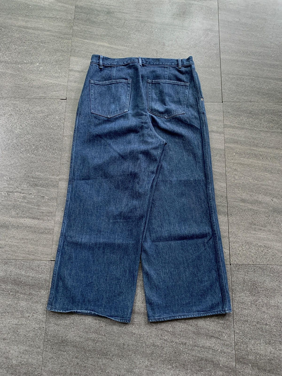 Auralee FREE TAX! Hard Twist Wideleg Denim Jeans Size US 32 / EU 48 - 8 Thumbnail