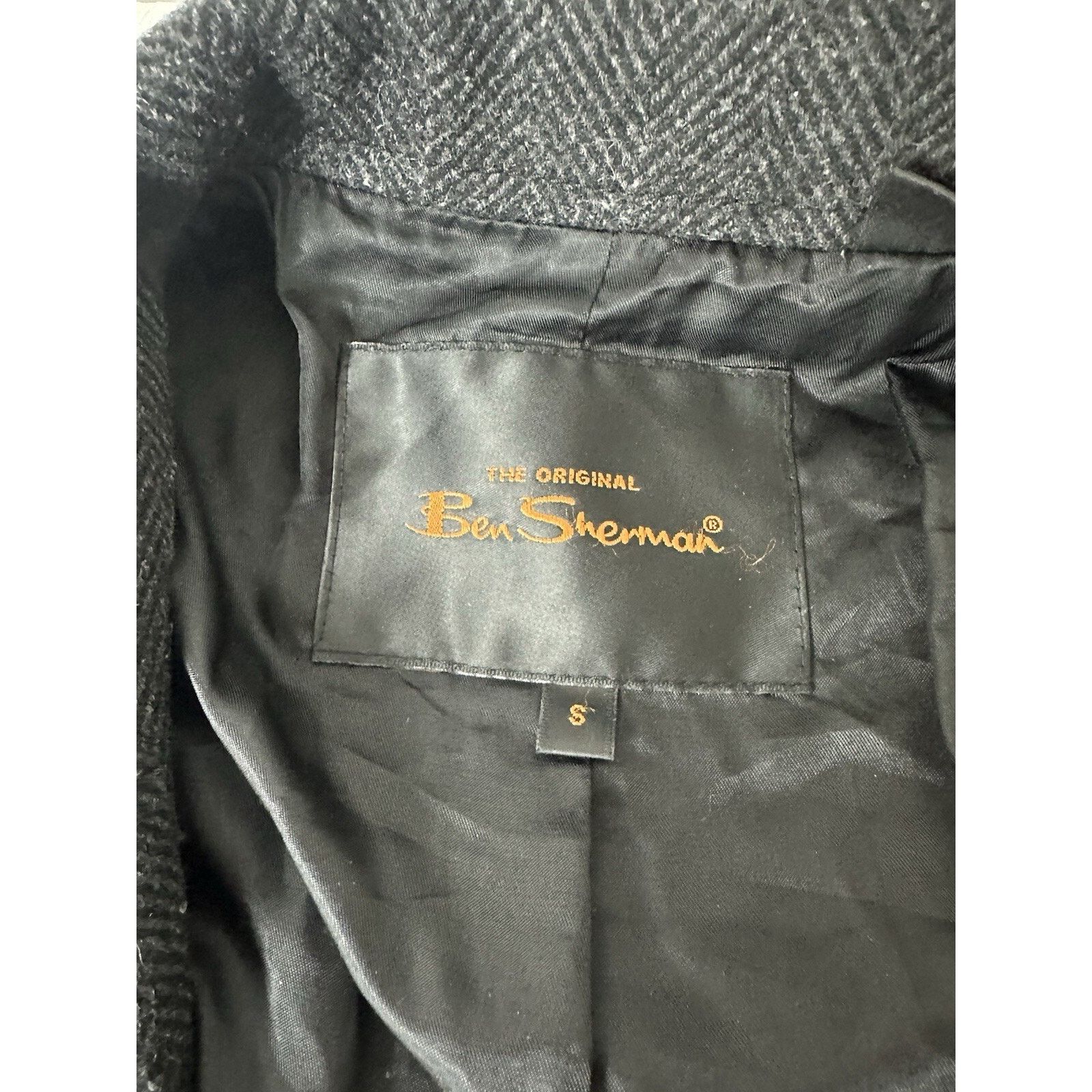 Ben Sherman Ben Sherman Military Utility Wool Blend Jacket Herringbone S Size US S / EU 44-46 / 1 - 8 Thumbnail
