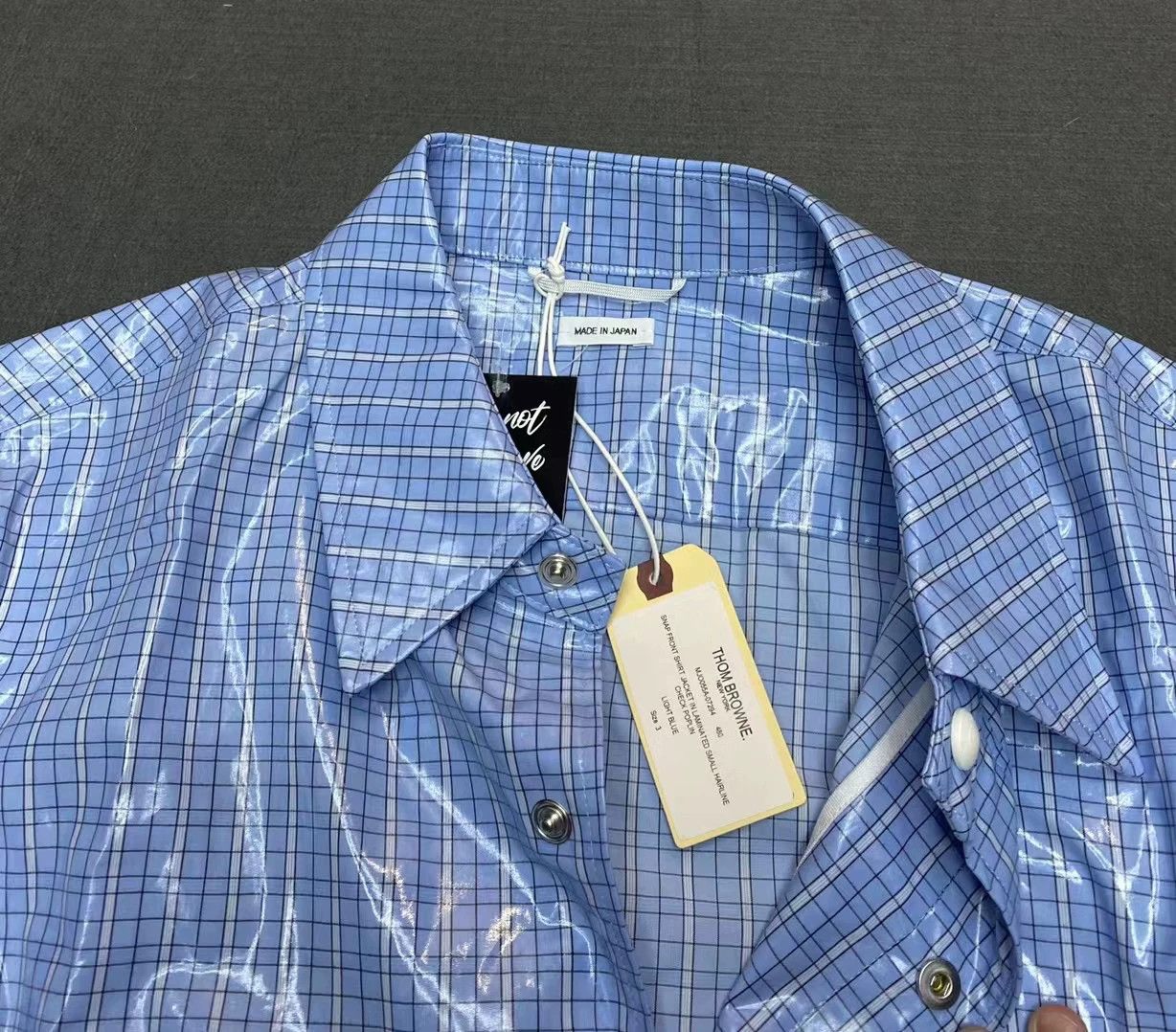 Thom Browne Thom Browne Checked Shirt Jacket 3 (New) Size US L / EU 52-54 / 3 - 4 Thumbnail