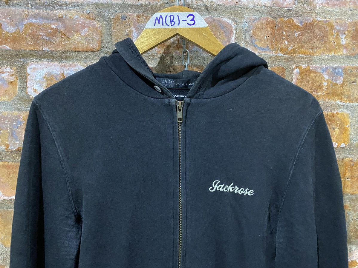JACKROSE × Japanese Brand × Shellac 2000s Jackrose X Collars skull cross bone death hoodie Size US M / EU 48-50 / 2 - 8 Thumbnail